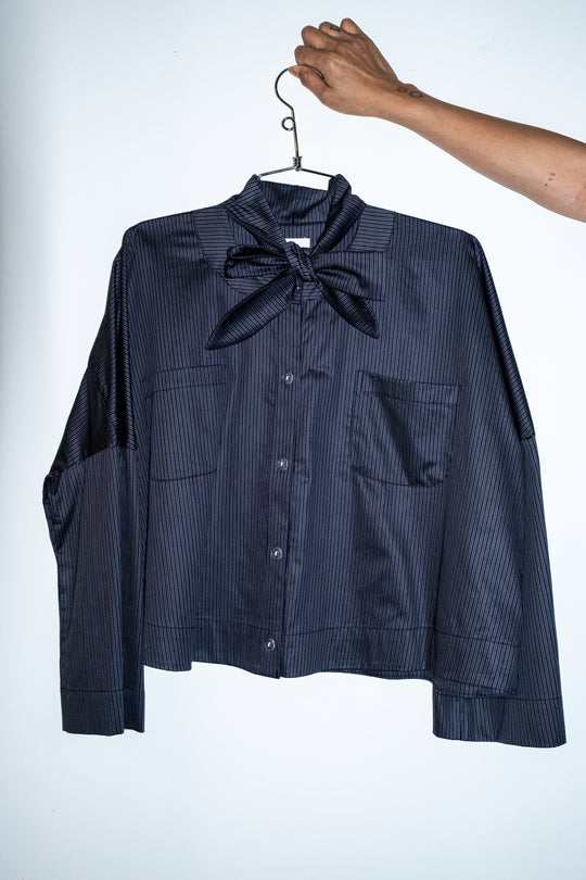 et Tigre Tomo Blouse | Black Stripe Leo Boutique