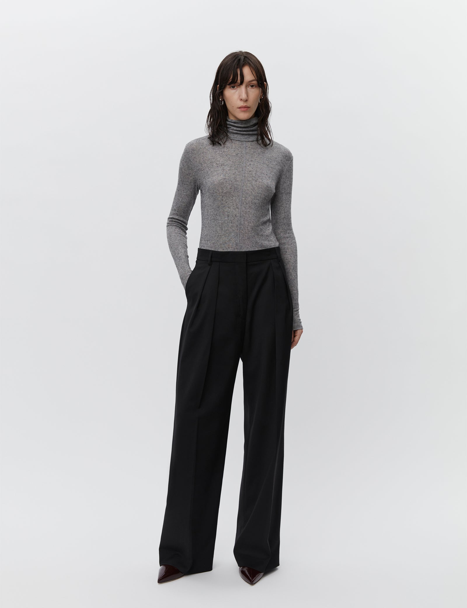 LEO BOUTIQUE Enzo Classic Pleated Trouser Black DAY Birger et Mikkelsen 