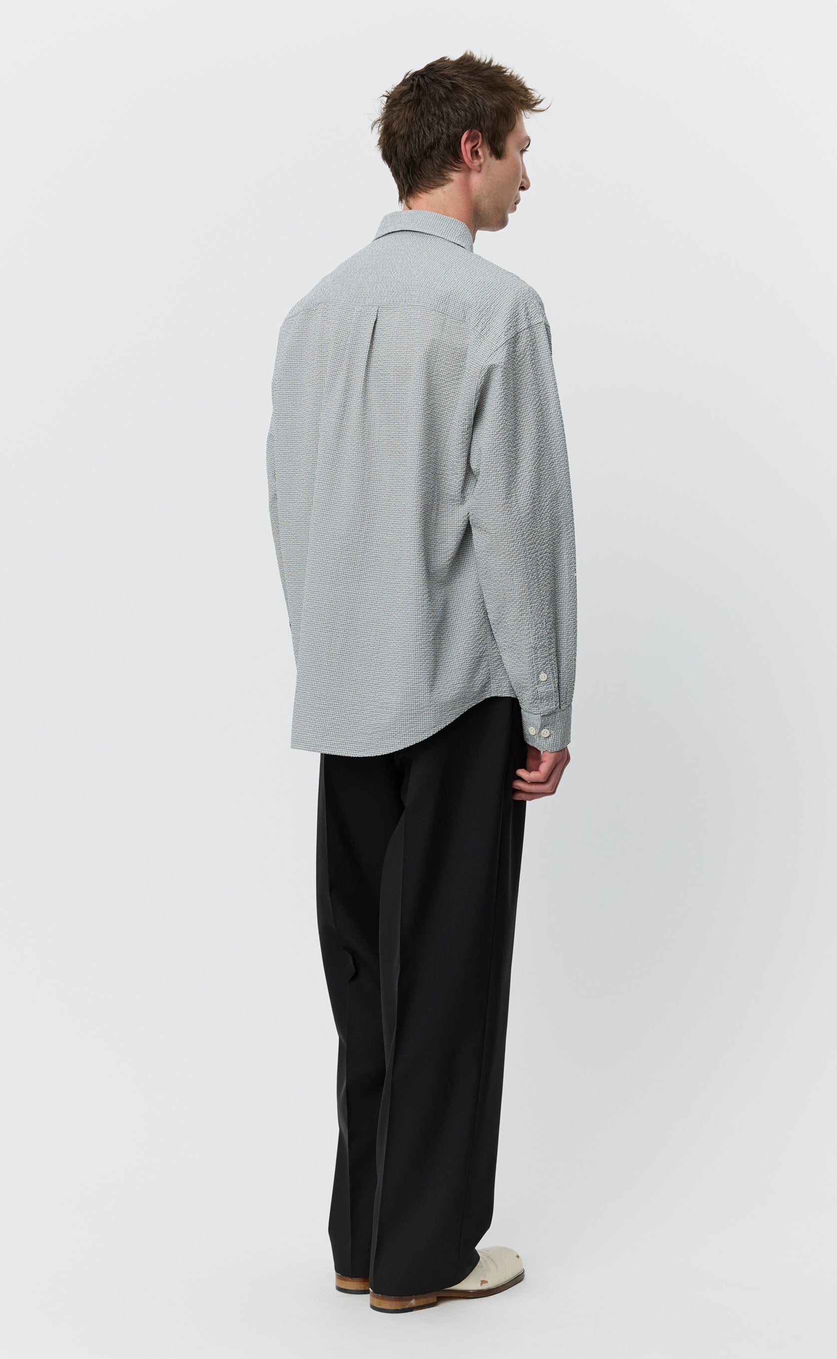 MFPEN Executive Shirt | Textured Bottle Grey LEO BOUTIQUE