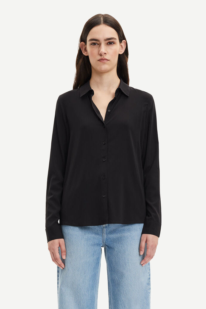 SAMSOE SAMSOE Milly NP Shirt Black LEO BOUTIQUE