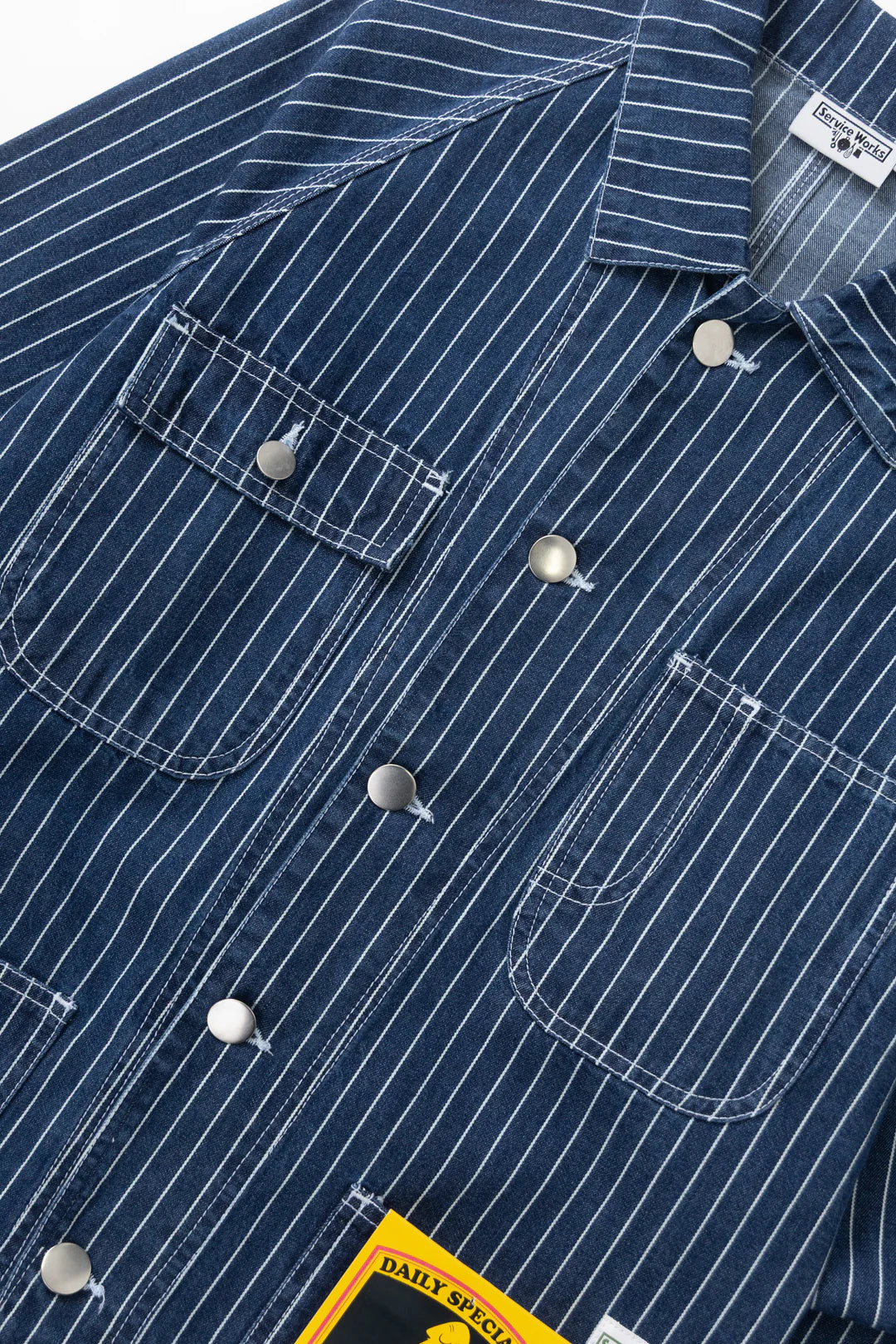 SERVICE WORKS Pinstripe Denim Coverall 2.0 | Indigo LEO BOUTIQUE