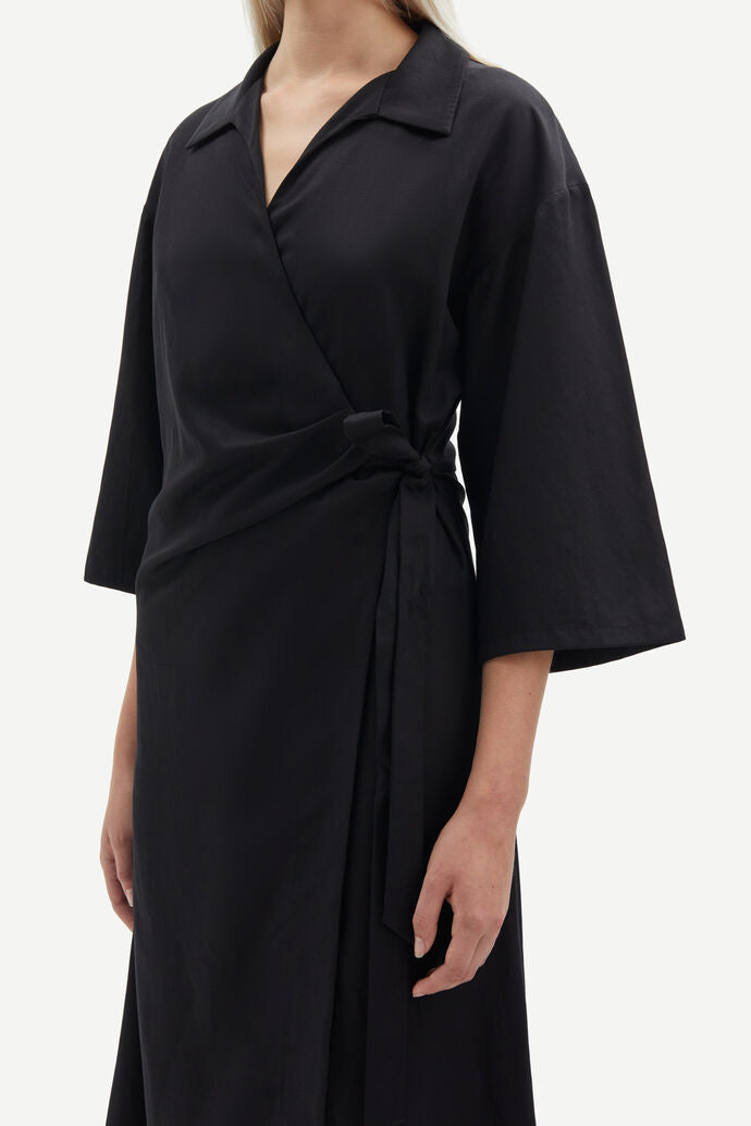 SAMSOE SAMSOE Sahani Dress | Black LEO BOUTIQUE