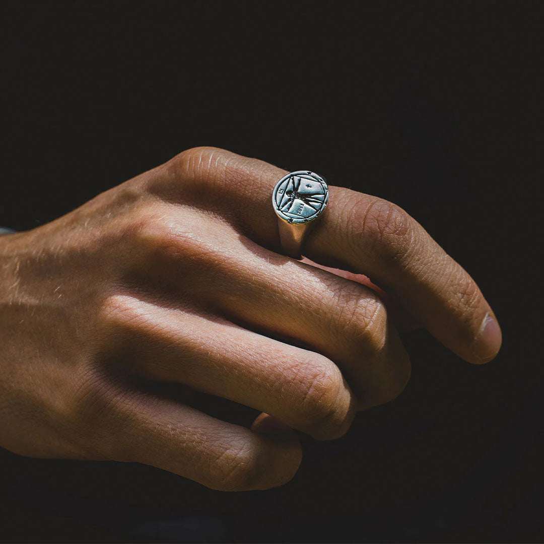 SERGE DENIMES Vitruvian Ring | Silver LEO BOUTIQUE