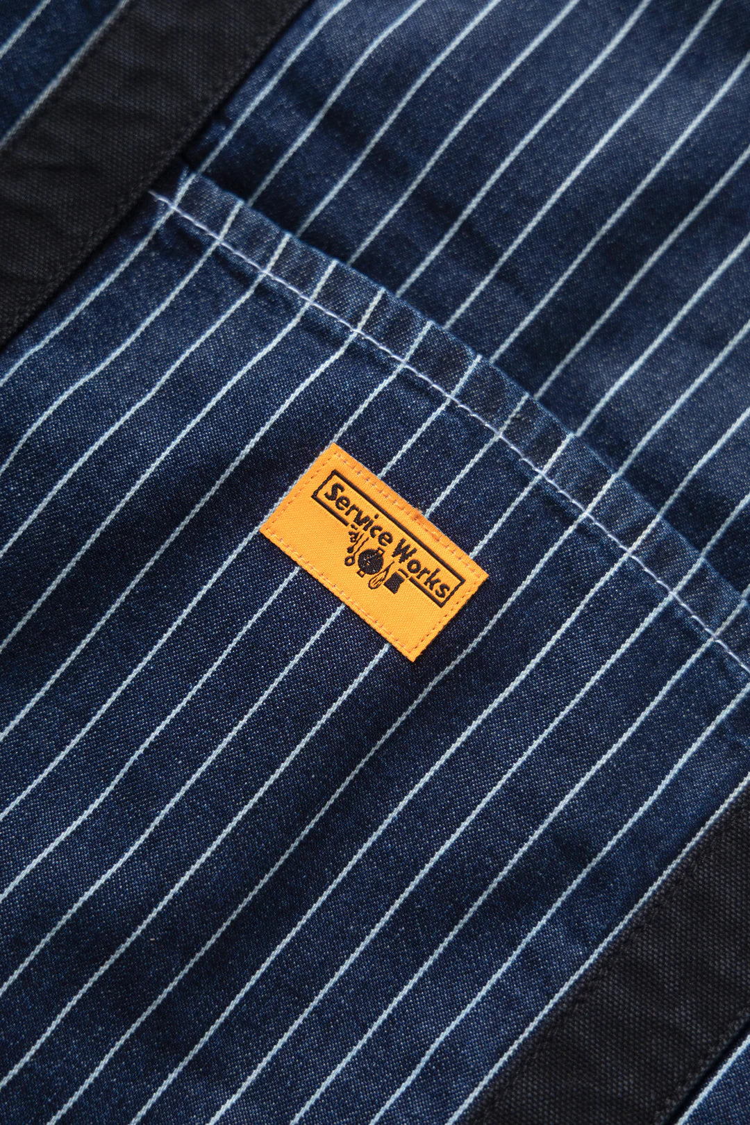 SERVICE WORKS Pinstripe Denim Tote | Indigo LEO BOUTIQUE