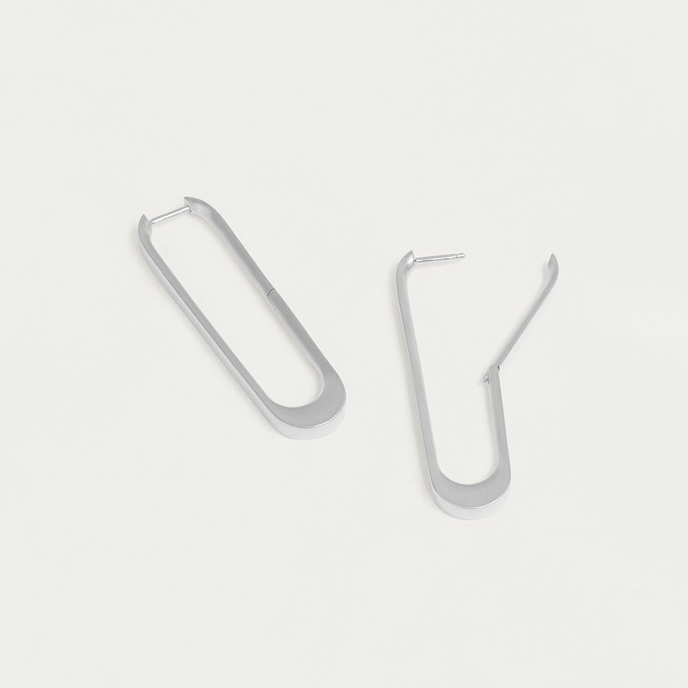 DEAN DAVIDSON Crosby Drop Hoops | Silver E1064-S LEO BOUTIQUE