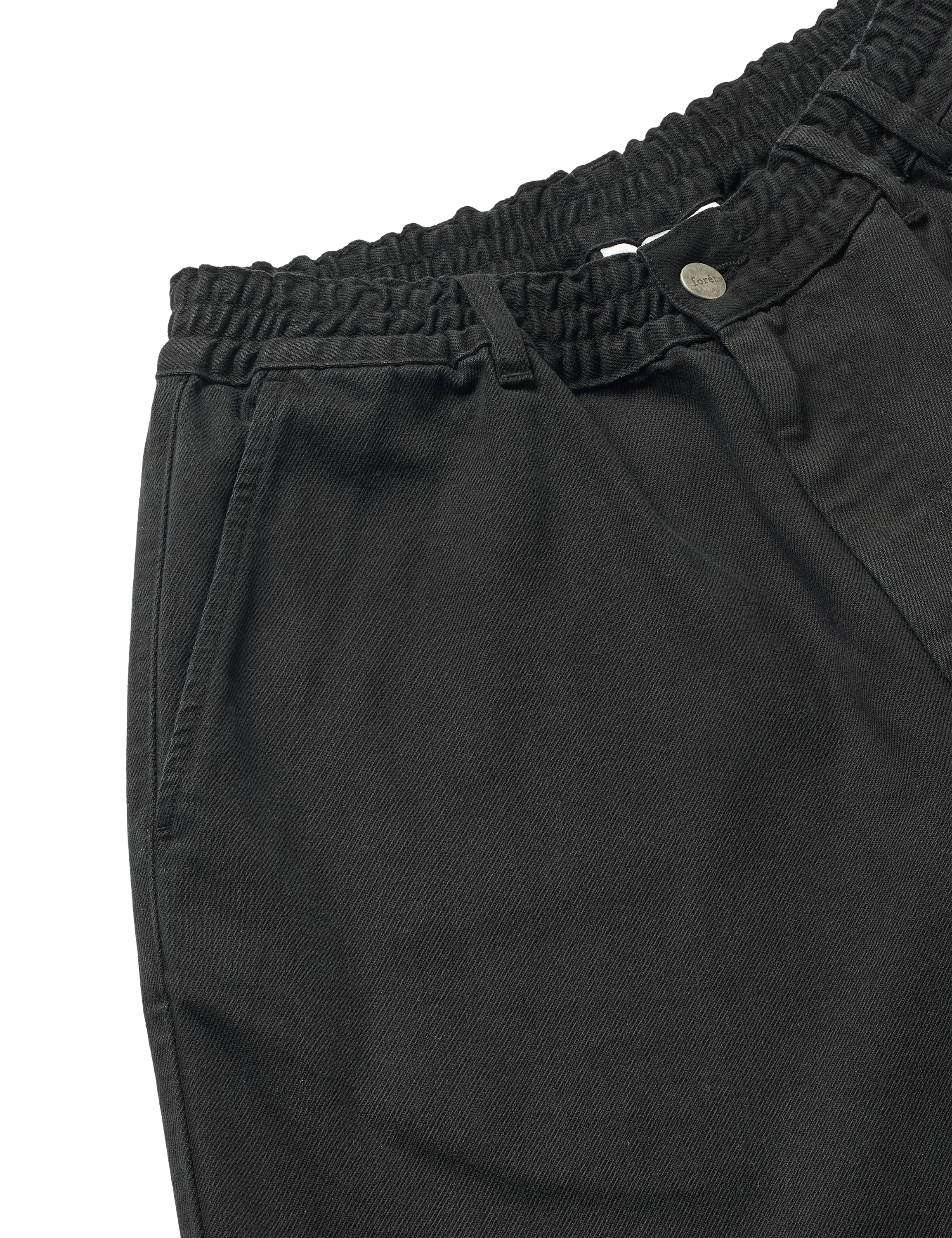 FORÉT Clay Twill Pant | Black LEO BOUTIQUE 