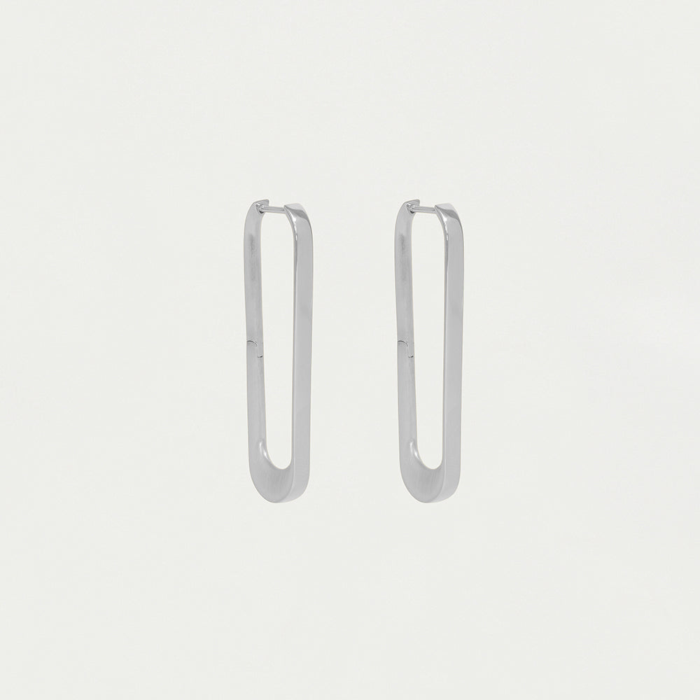 DEAN DAVIDSON Crosby Drop Hoops | Silver E1064-S LEO BOUTIQUE