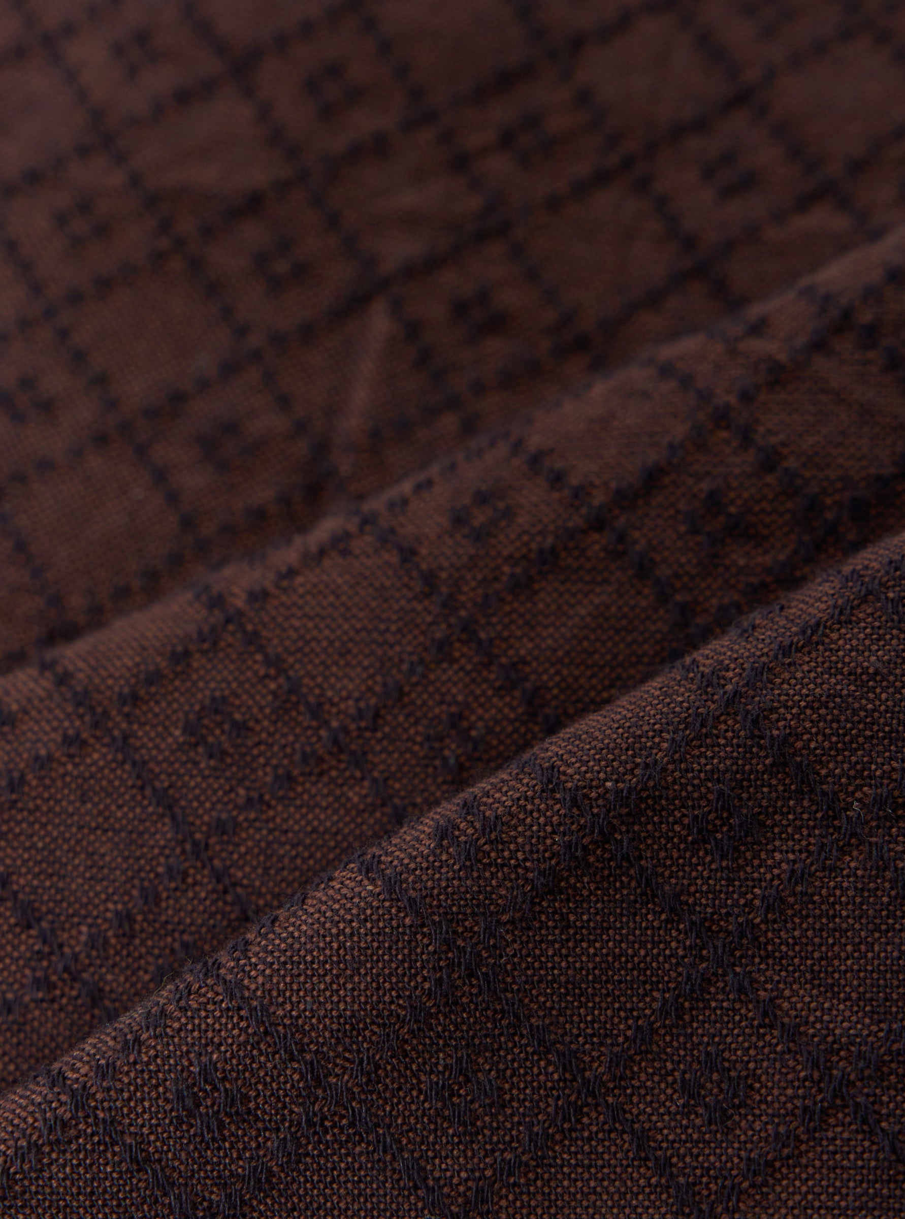 UNIVERSAL WORKS Deck Shirt | Brown LEO BOUTIQUE 