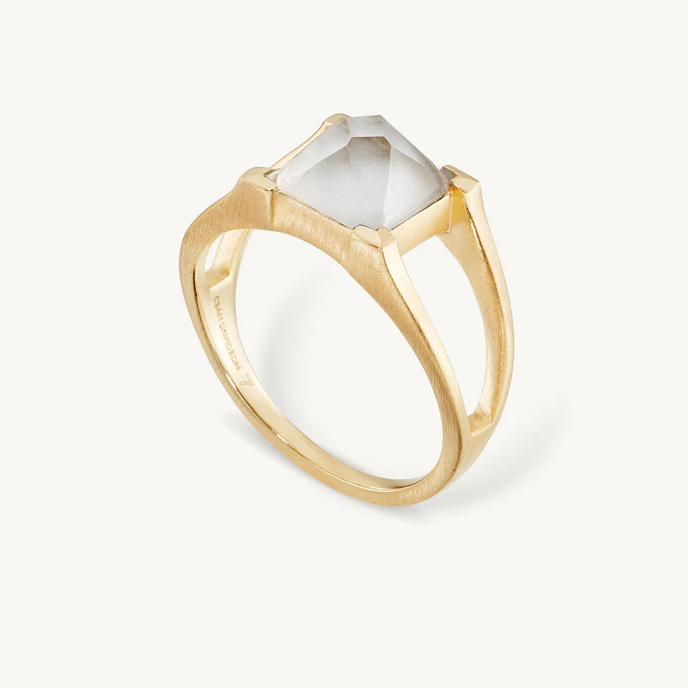 LEO BOUTIQUE Petit Plaza Ring | Iridescent Pearl FR120-G-CQD DEAN DAVIDSON