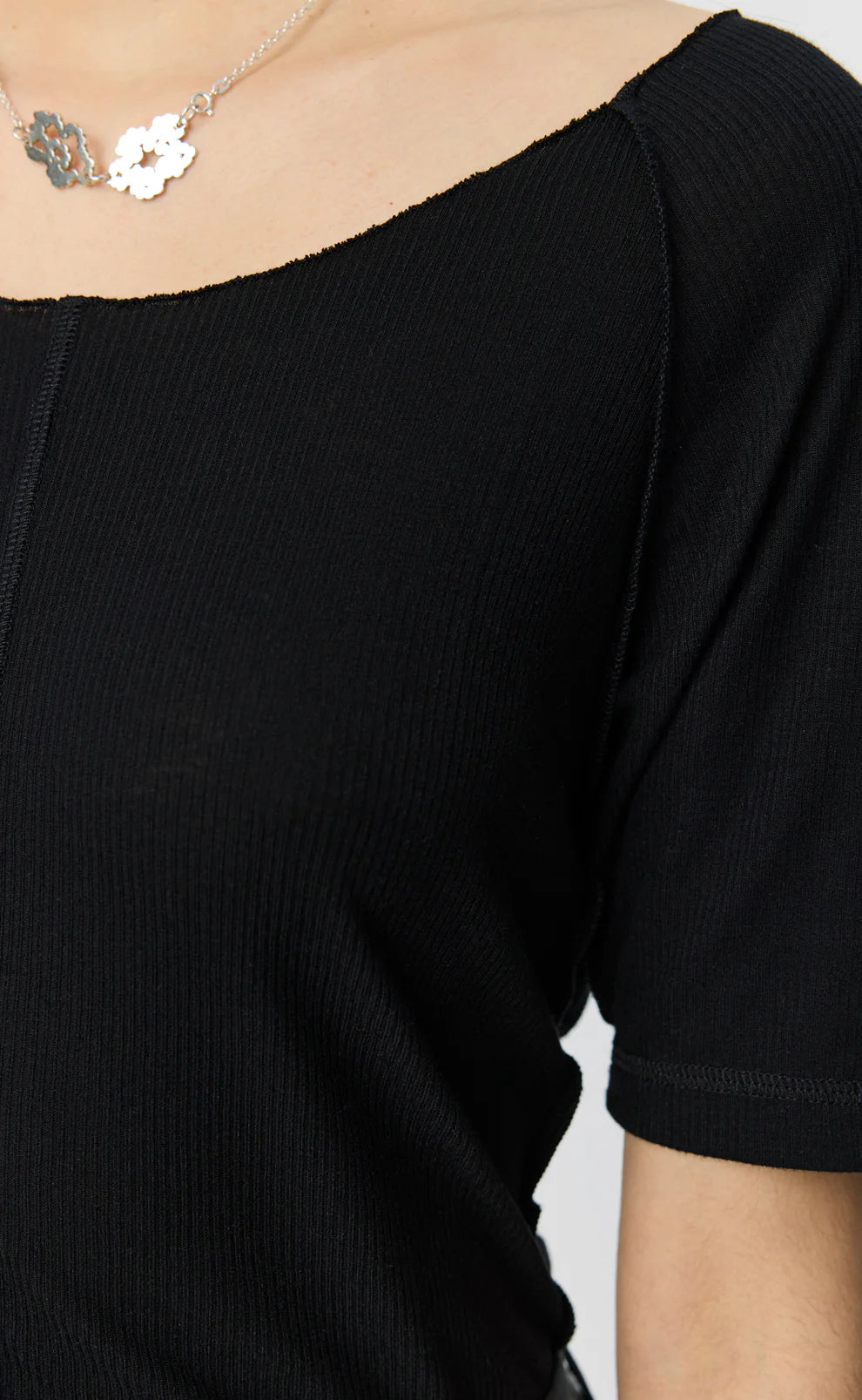 MFPEN Flatlock Raglan Tee | Black Rib LEO BOUTQUE