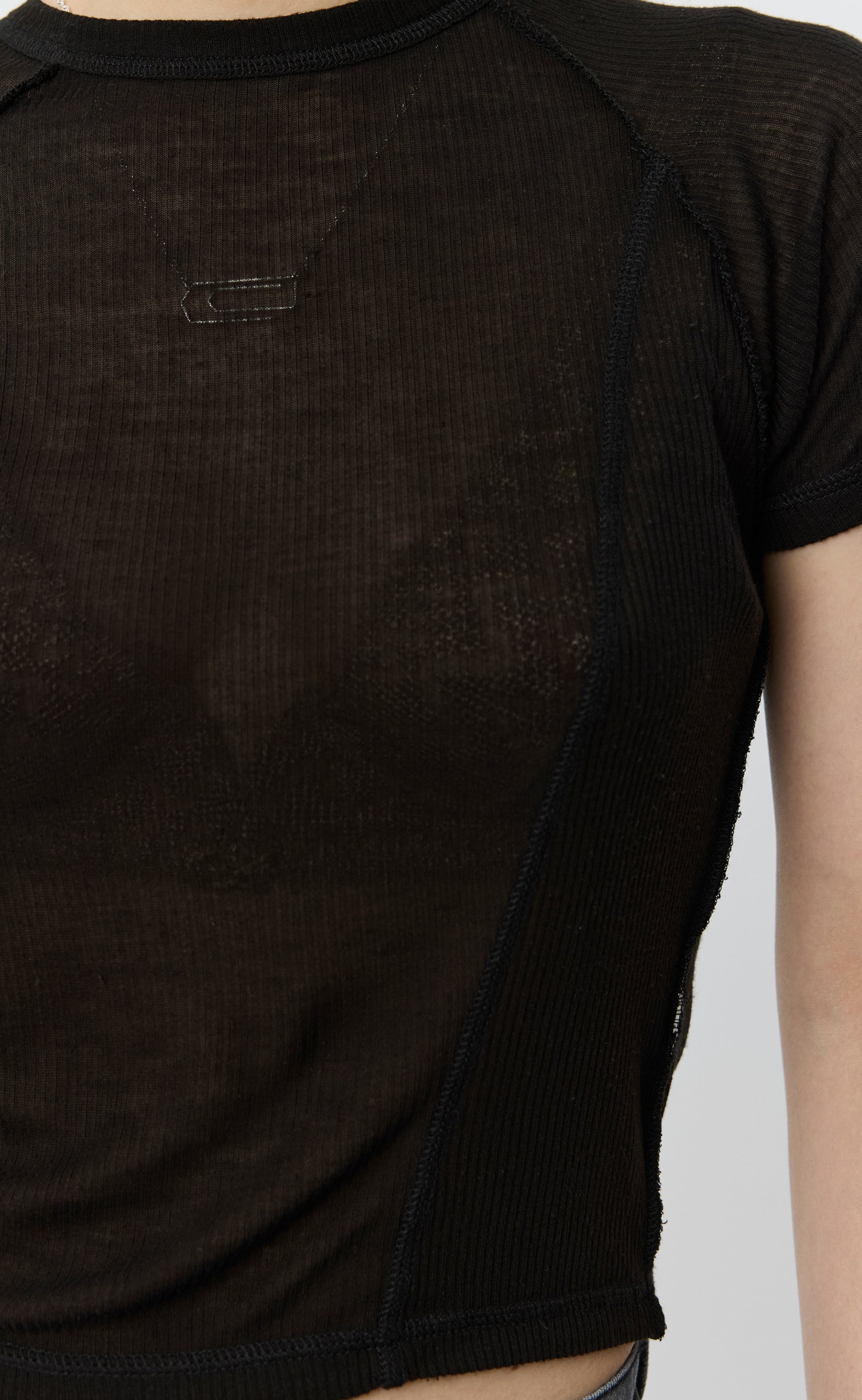 MFPEN Flatlock Raglan Tee | Black Rib LEO BOUTQUE