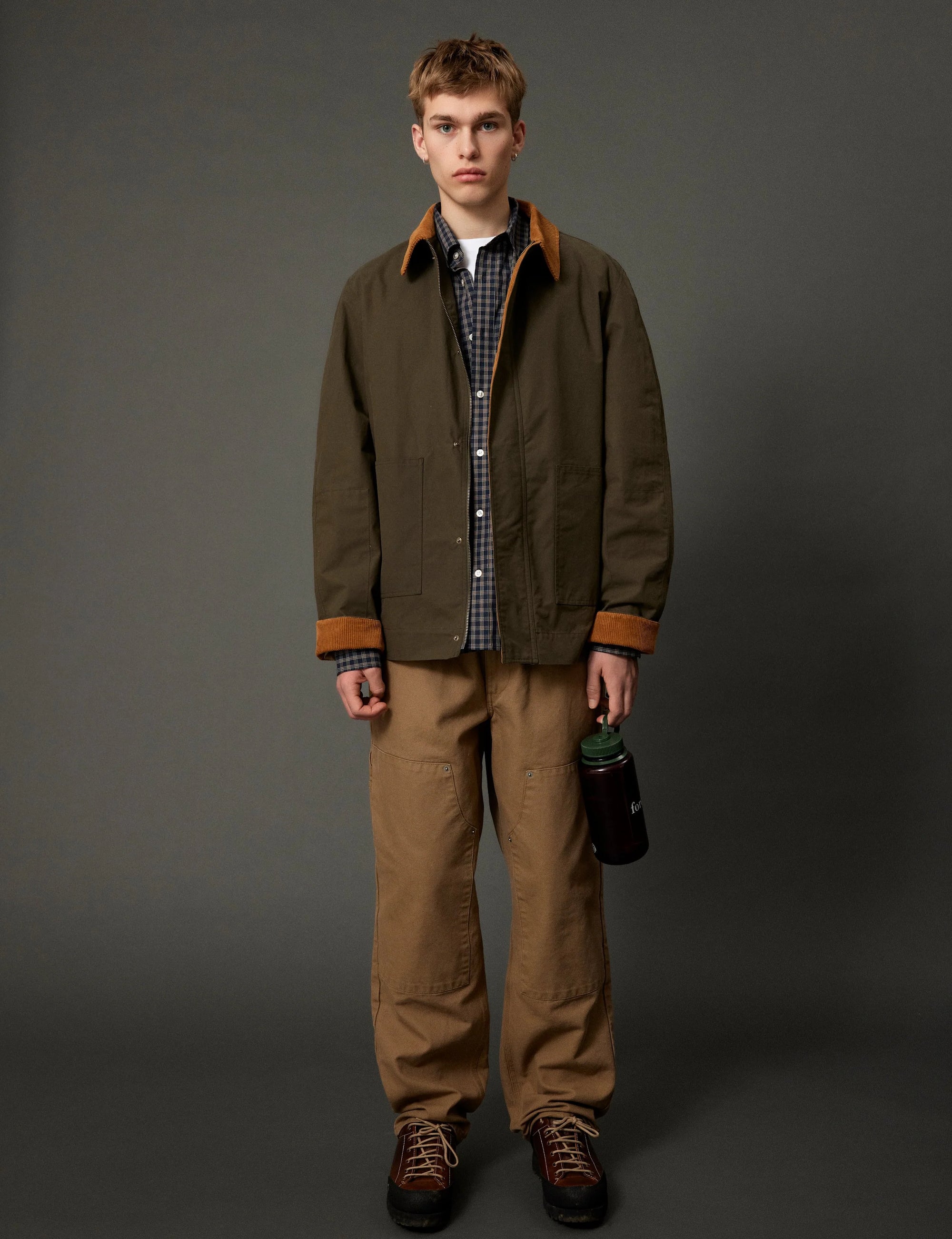 FORET Aspen Oilskin Jacket | Army LEO BOUTIQUE