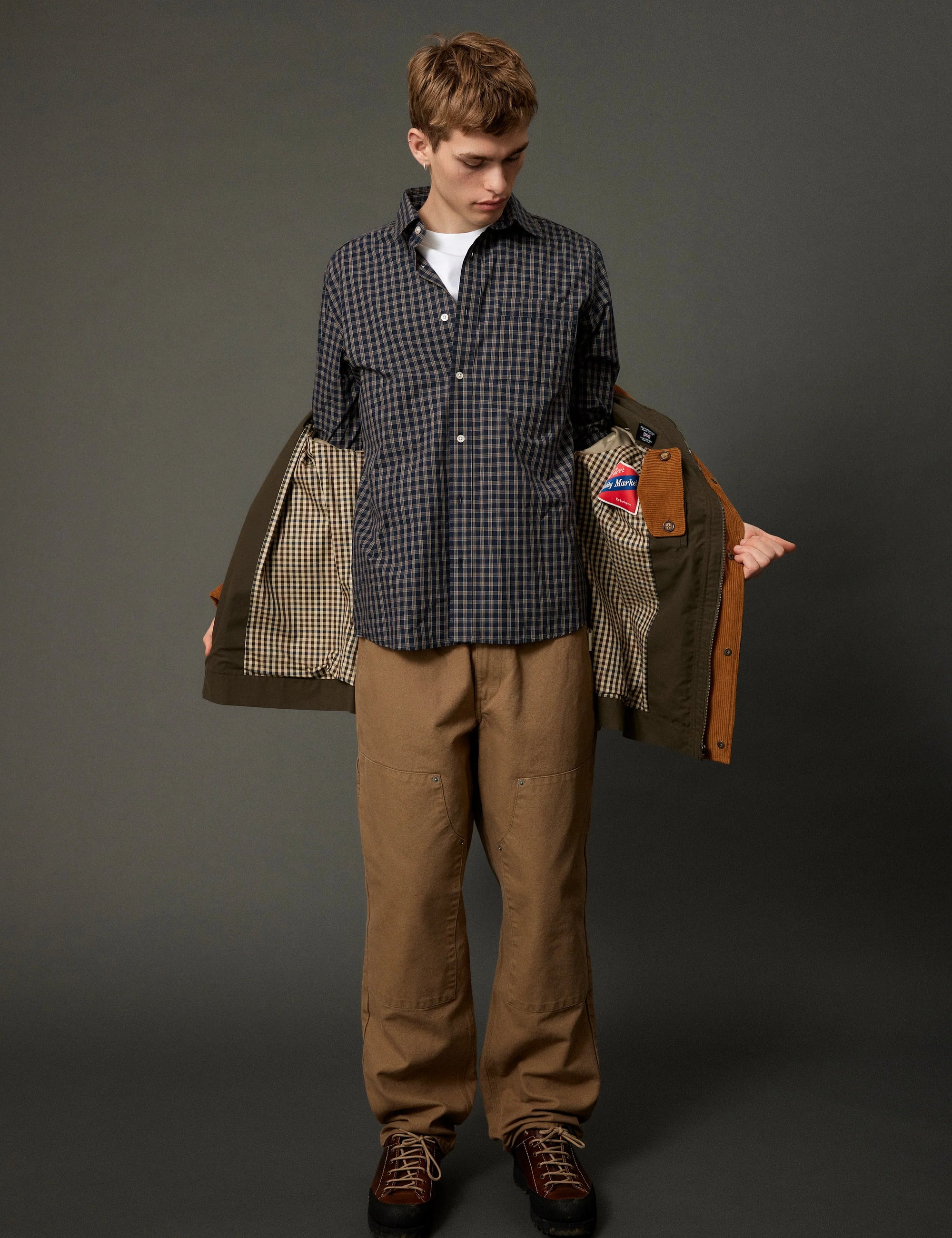 FORET Aspen Oilskin Jacket | Army LEO BOUTIQUE