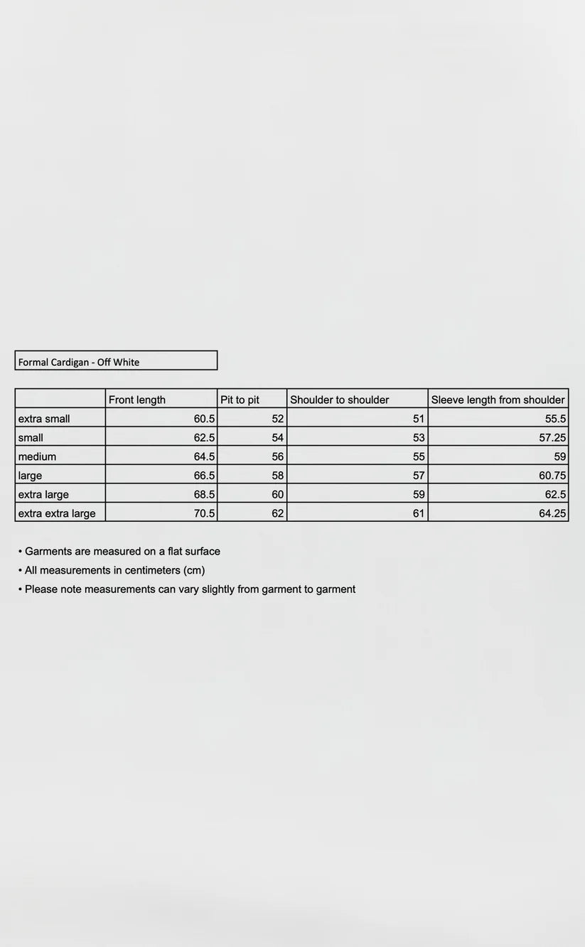 MFPEN Formal Cardigan | Off White LEO BOUTIQUE