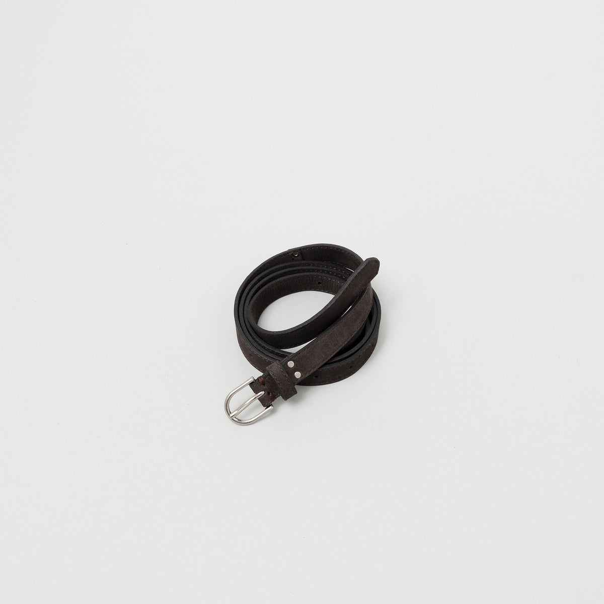 STILL BY HAND 18mm Leather Belt | Dark Brown LEO BOUTIQUE
