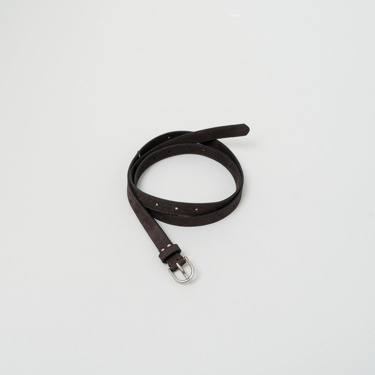 STILL BY HAND 18mm Leather Belt | Dark Brown LEO BOUTIQUE