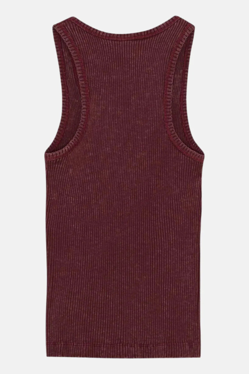 GANNI Heavy Rib Jersey Tank Top | Port Royale LEO BOUTIQUE