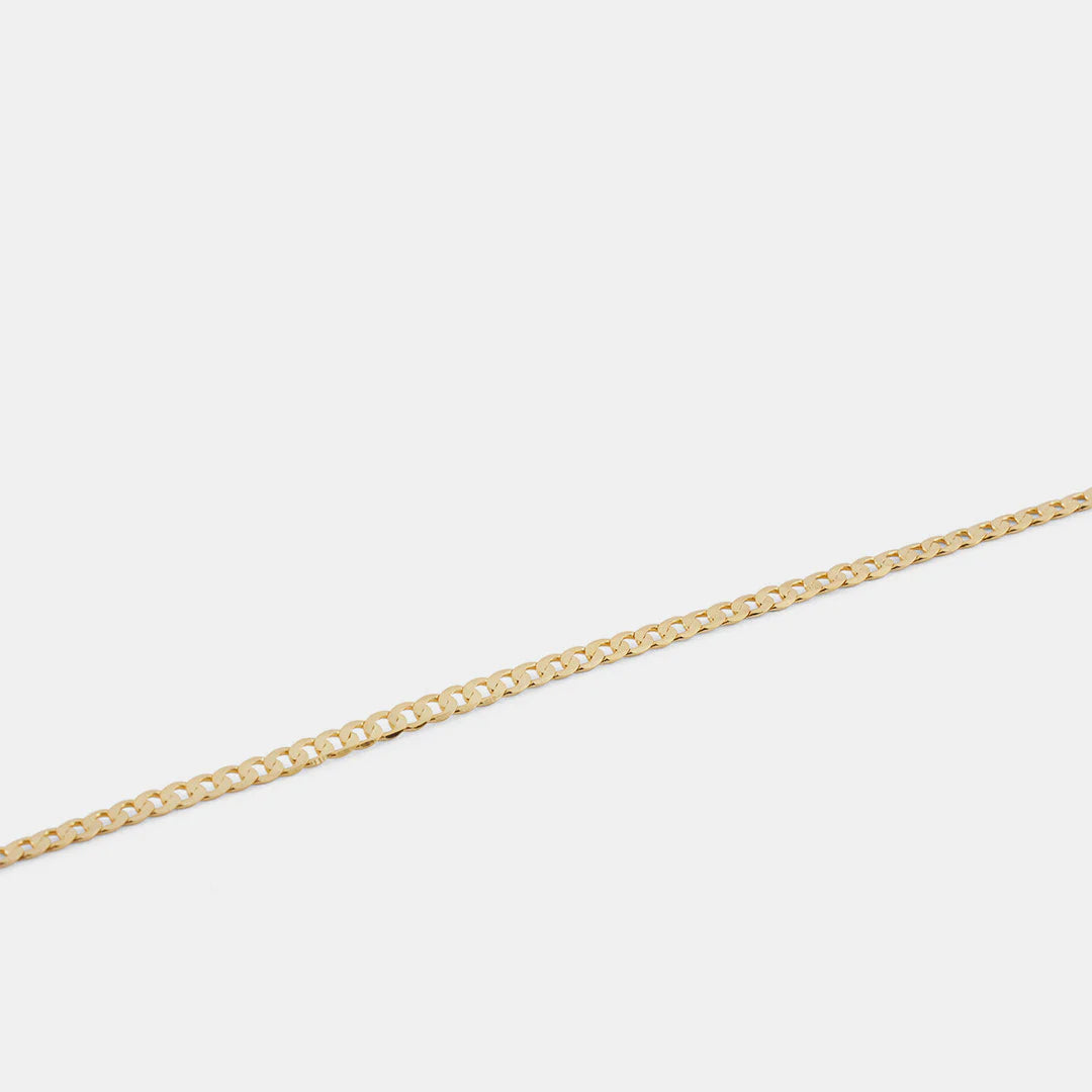 SERGE DENIMES Flat Cuban Chain | Gold LEO BOUTIQUE