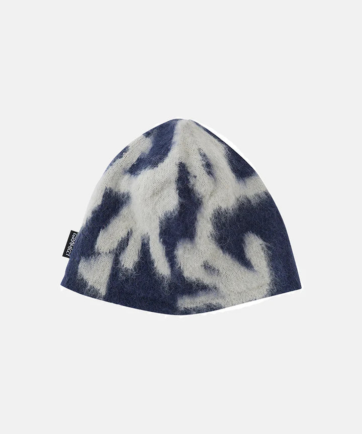 Mohair Burly Runningman Beanie | Midnight