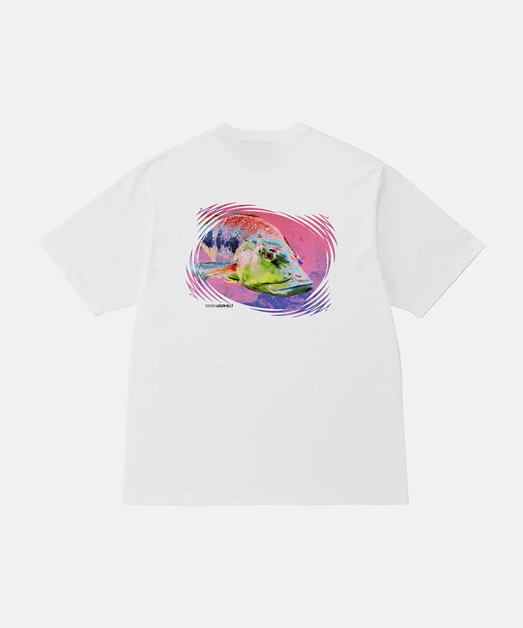 GRAMICCI Bass Tee | White LEO BOUTIQUE 