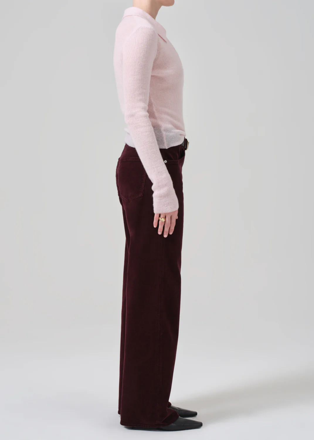 CITIZENS OF HUMANITY Annina Corduroy Trouser Jean | Bordeaux LEO BOUTIQUE