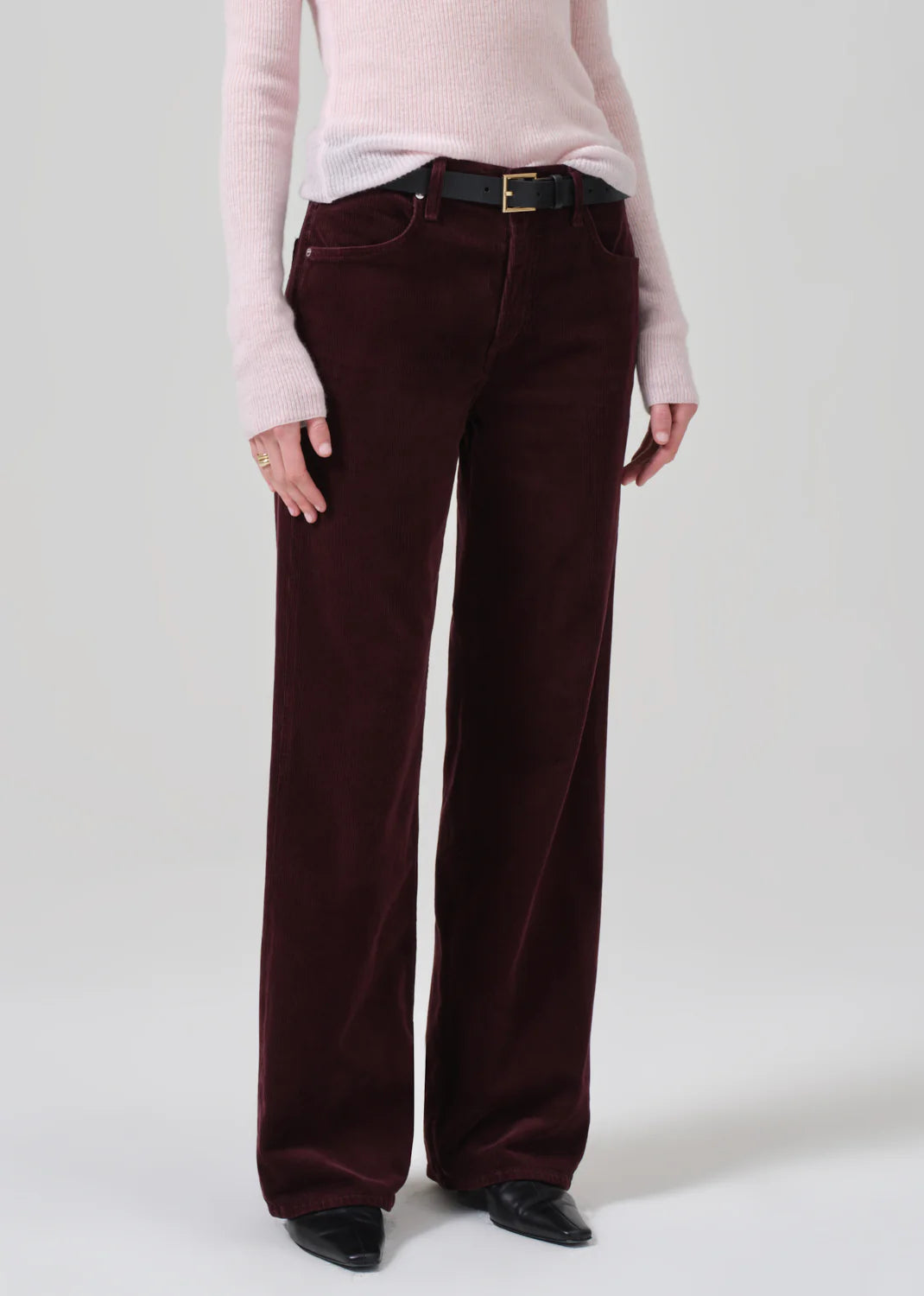 CITIZENS OF HUMANITY Annina Corduroy Trouser Jean | Bordeaux LEO BOUTIQUE