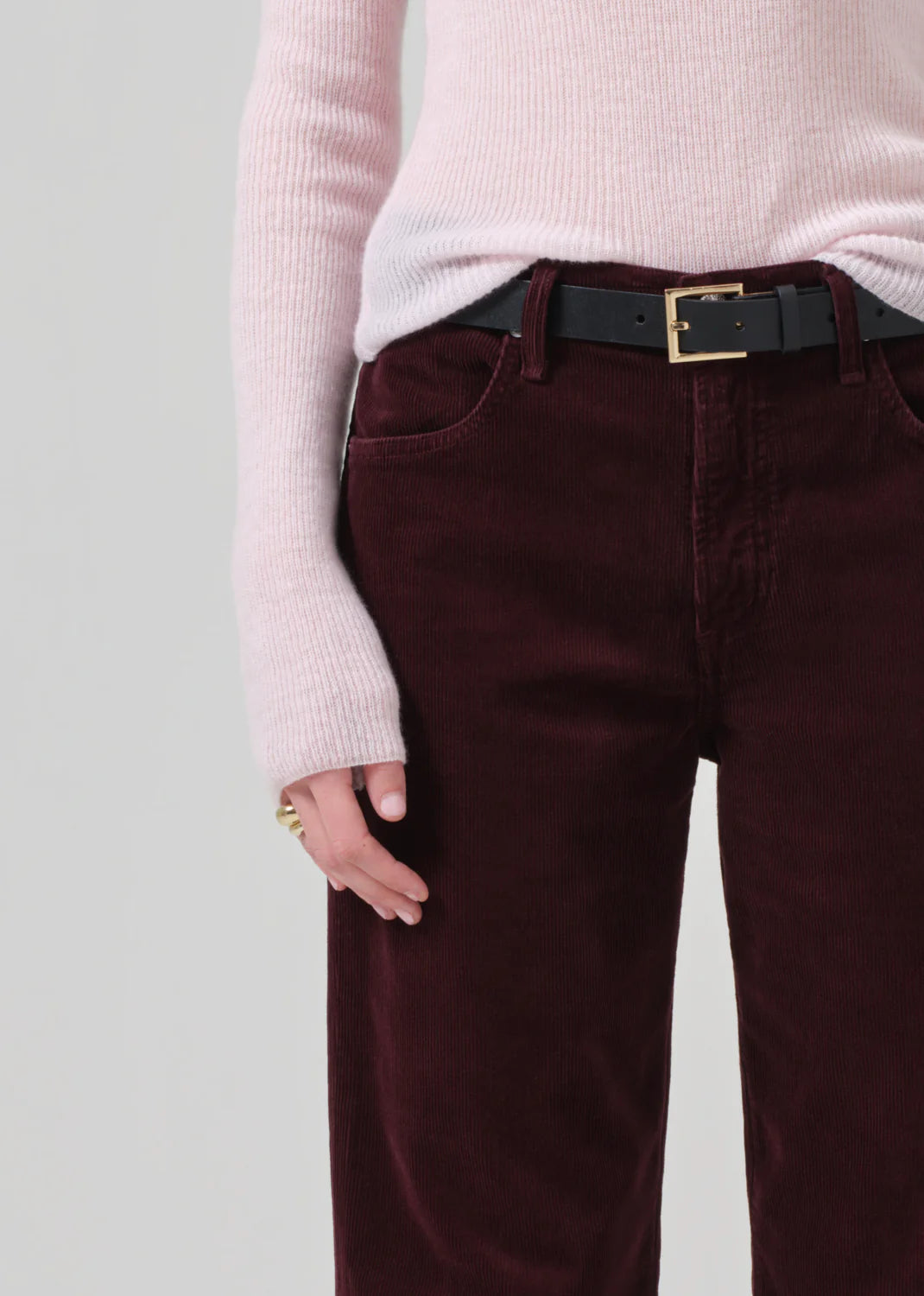 CITIZENS OF HUMANITY Annina Corduroy Trouser Jean | Bordeaux LEO BOUTIQUE