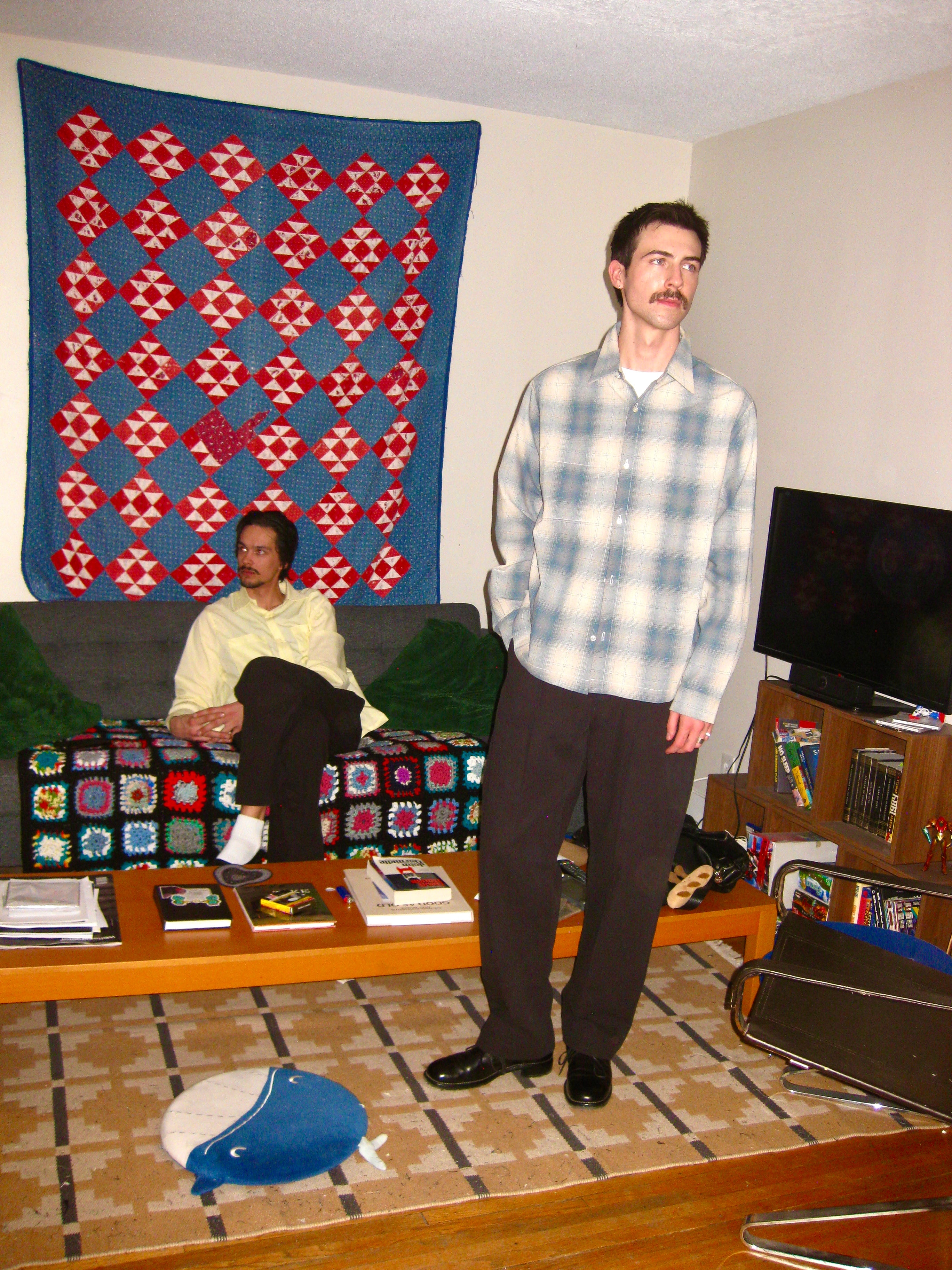 SIMPOR Kopitiam Shirt | Blue/White Check LEO BOUTIQUE