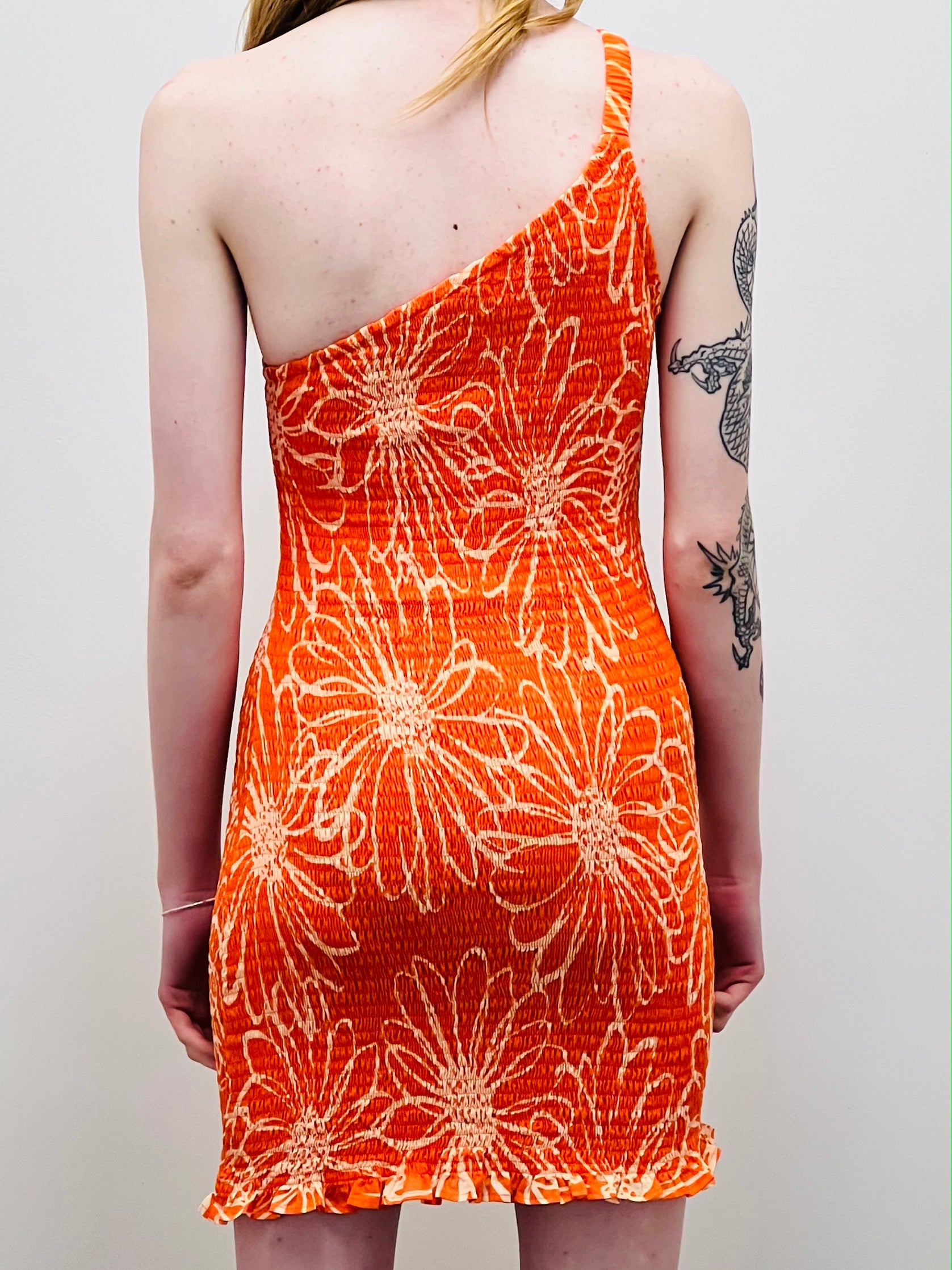 TERRE Mer Mini Dress | La Sirena F Orange