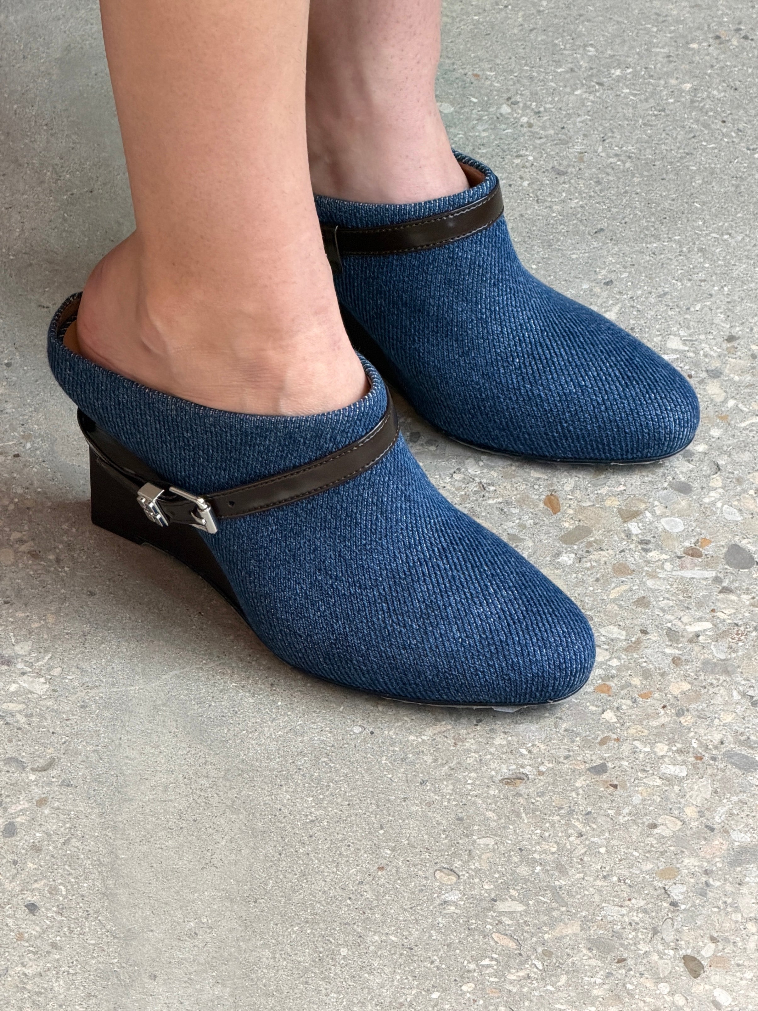 GANNI Light Weight Denim Midi Dress | Tint Wash LEO BOUTIQUE