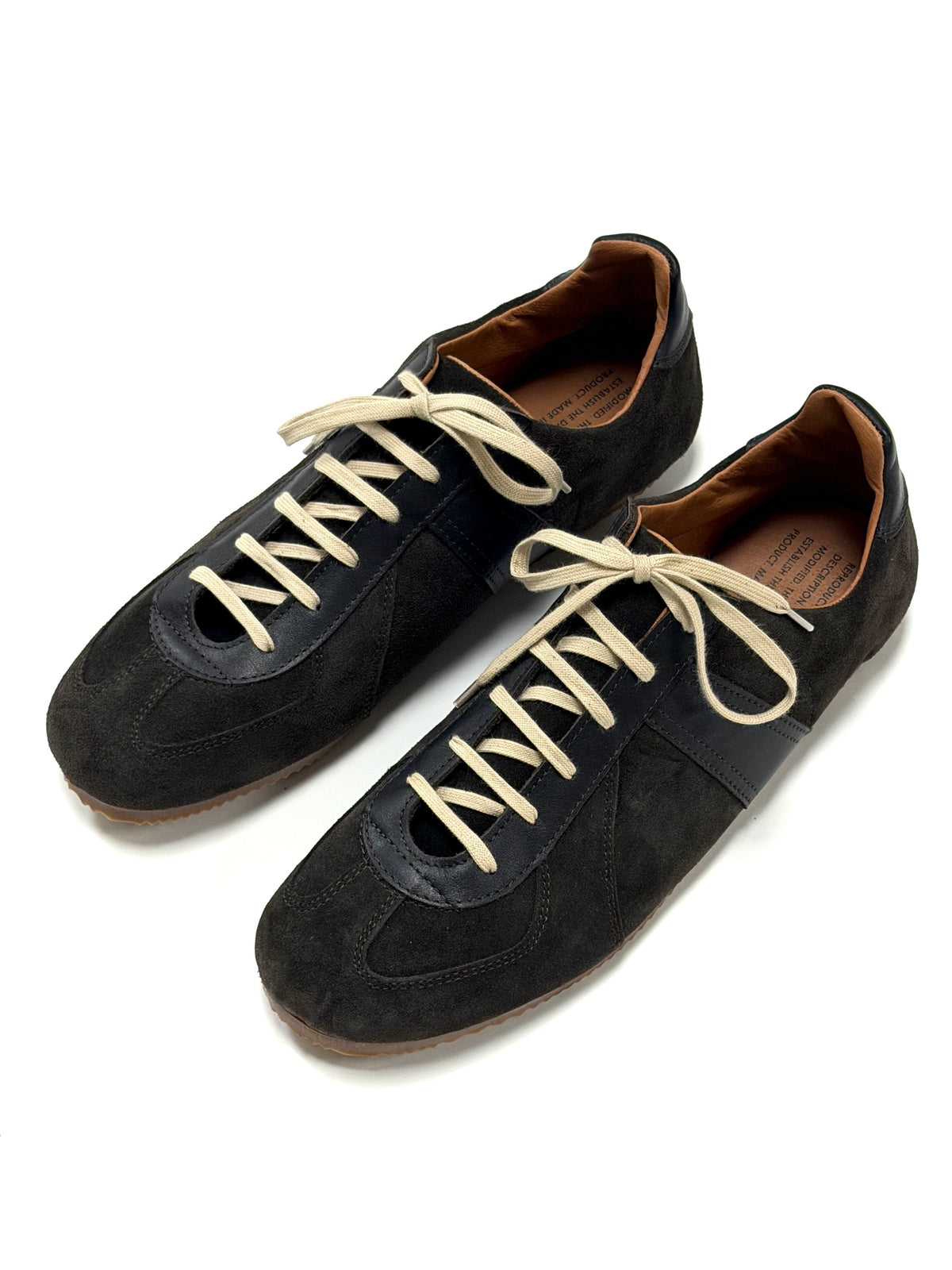 REPRODUCTION OF FOUND German Military Trainer 1714S | Dark Brown Suede…