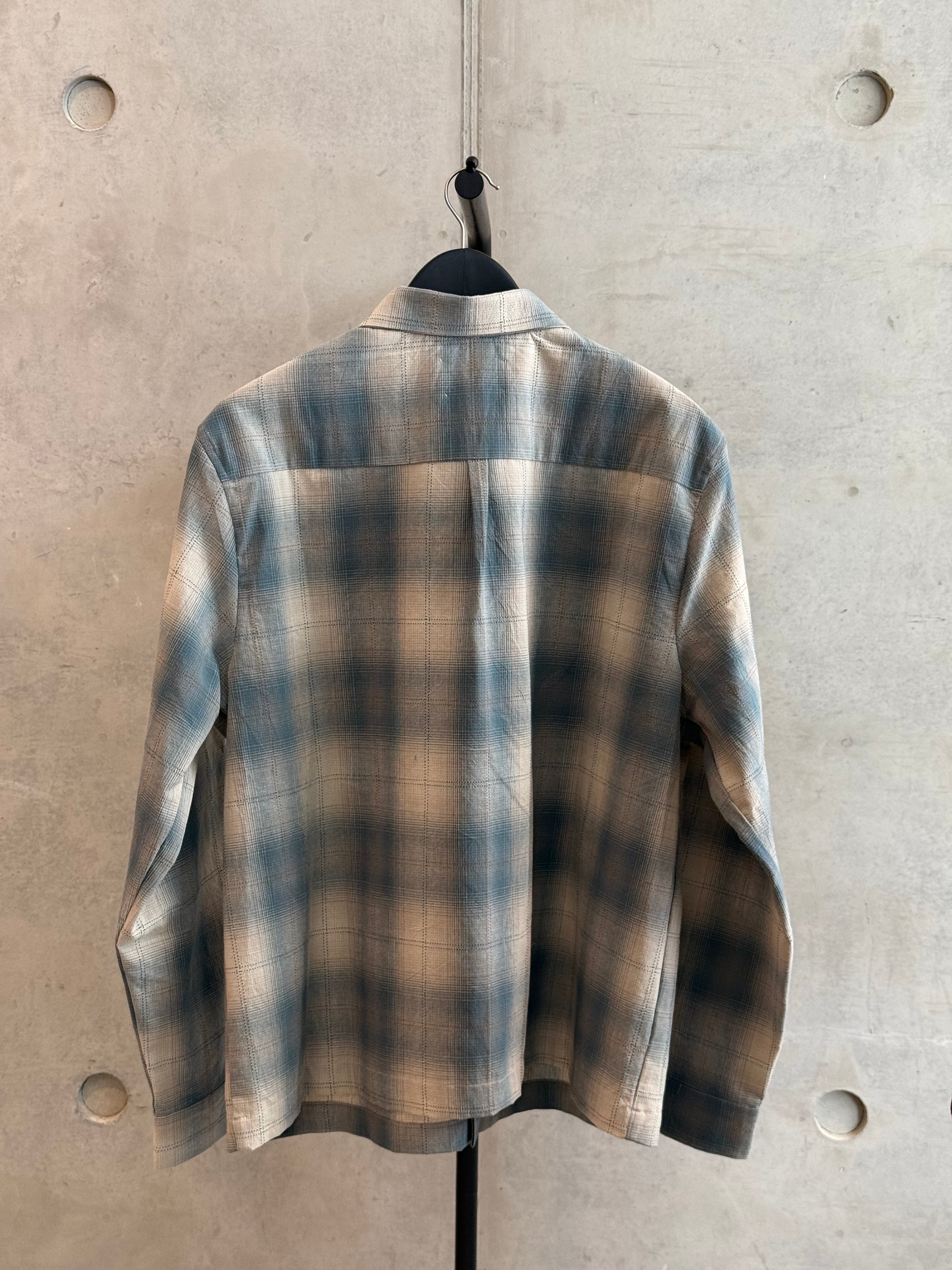 SIMPOR Kopitiam Shirt | Blue/White Check LEO BOUTIQUE