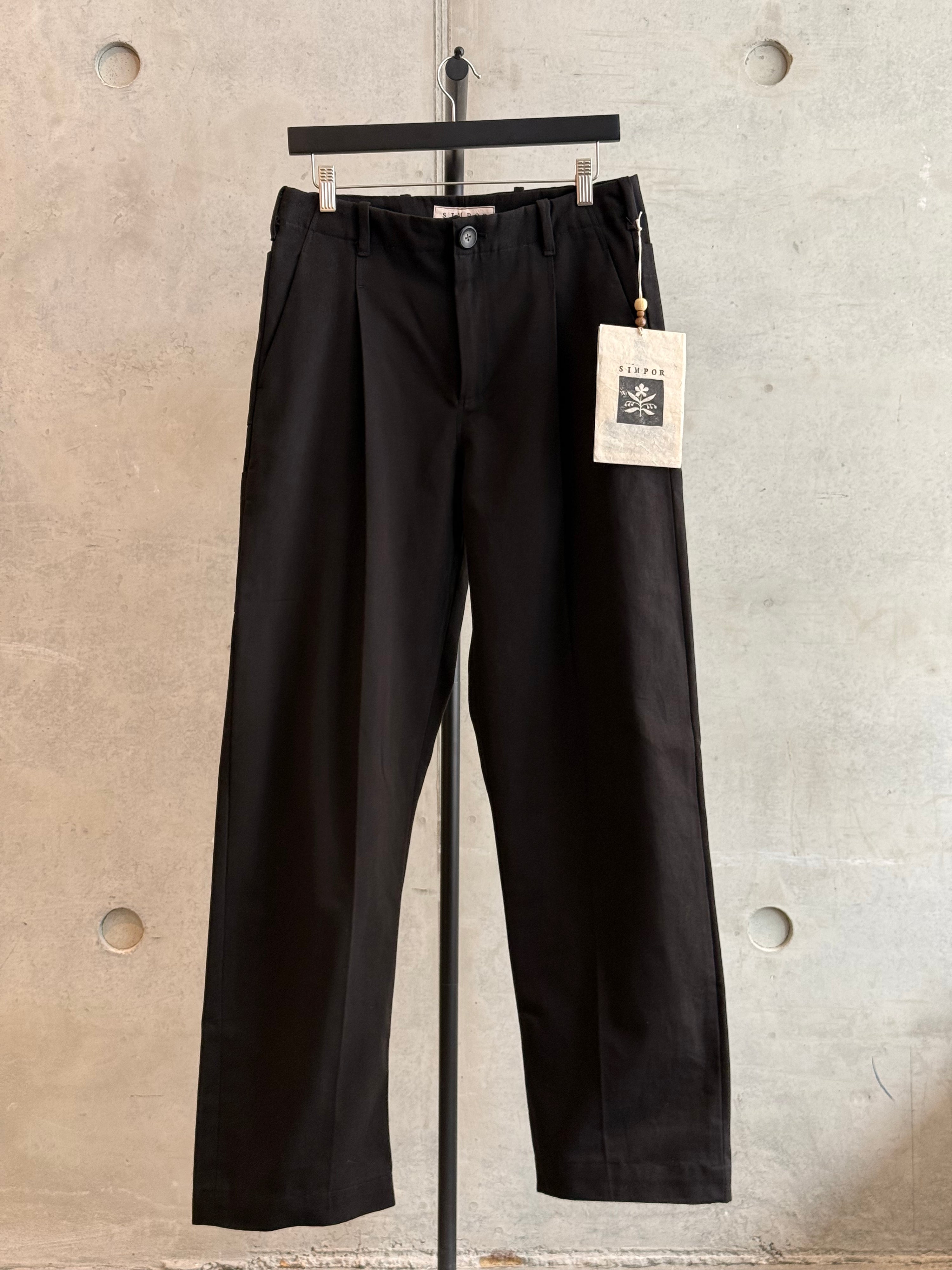 SIMPOR Merokok Pants | Washed Black LEO BOUTIQUE