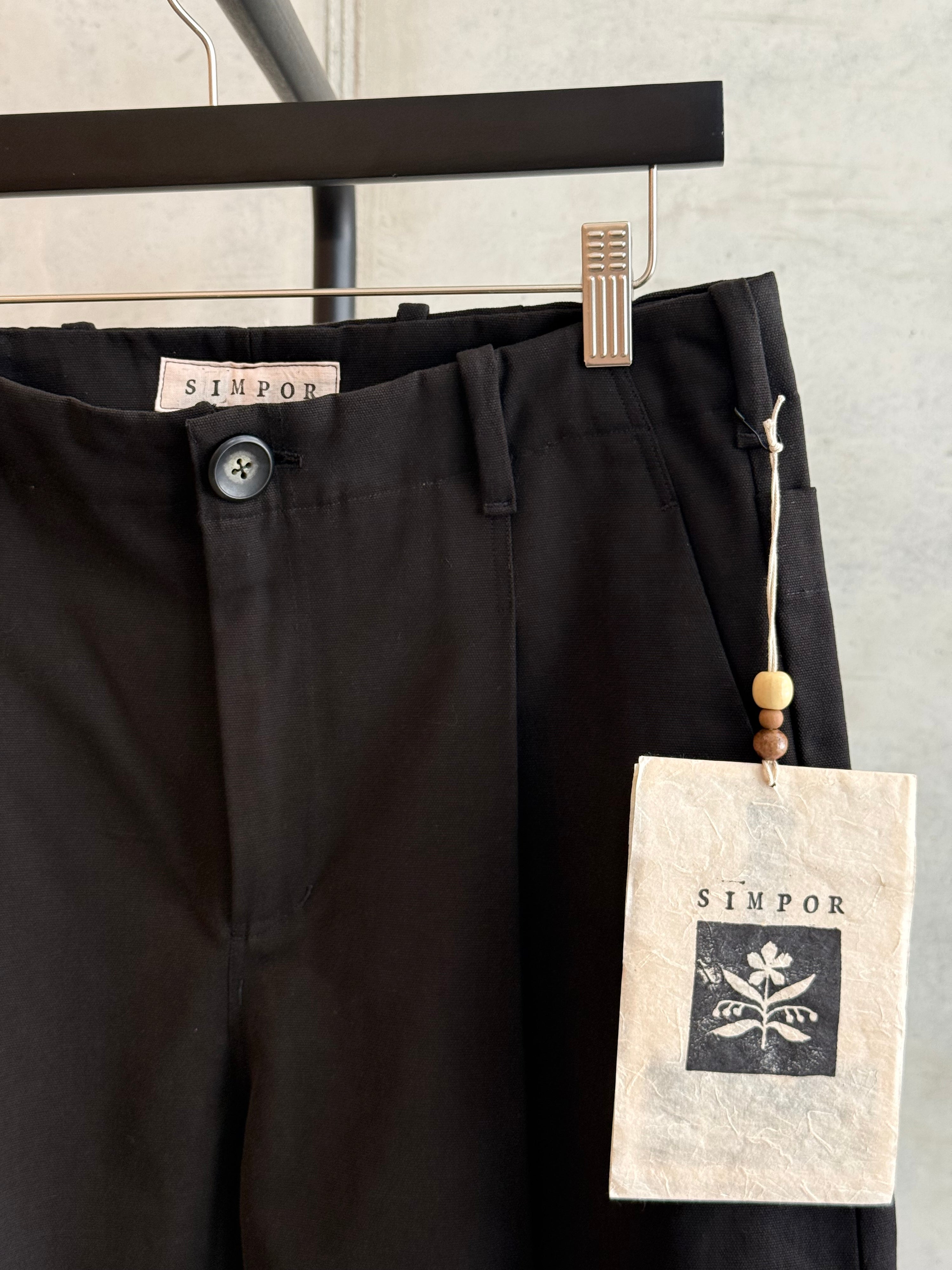 SIMPOR Merokok Pants | Washed Black LEO BOUTIQUE