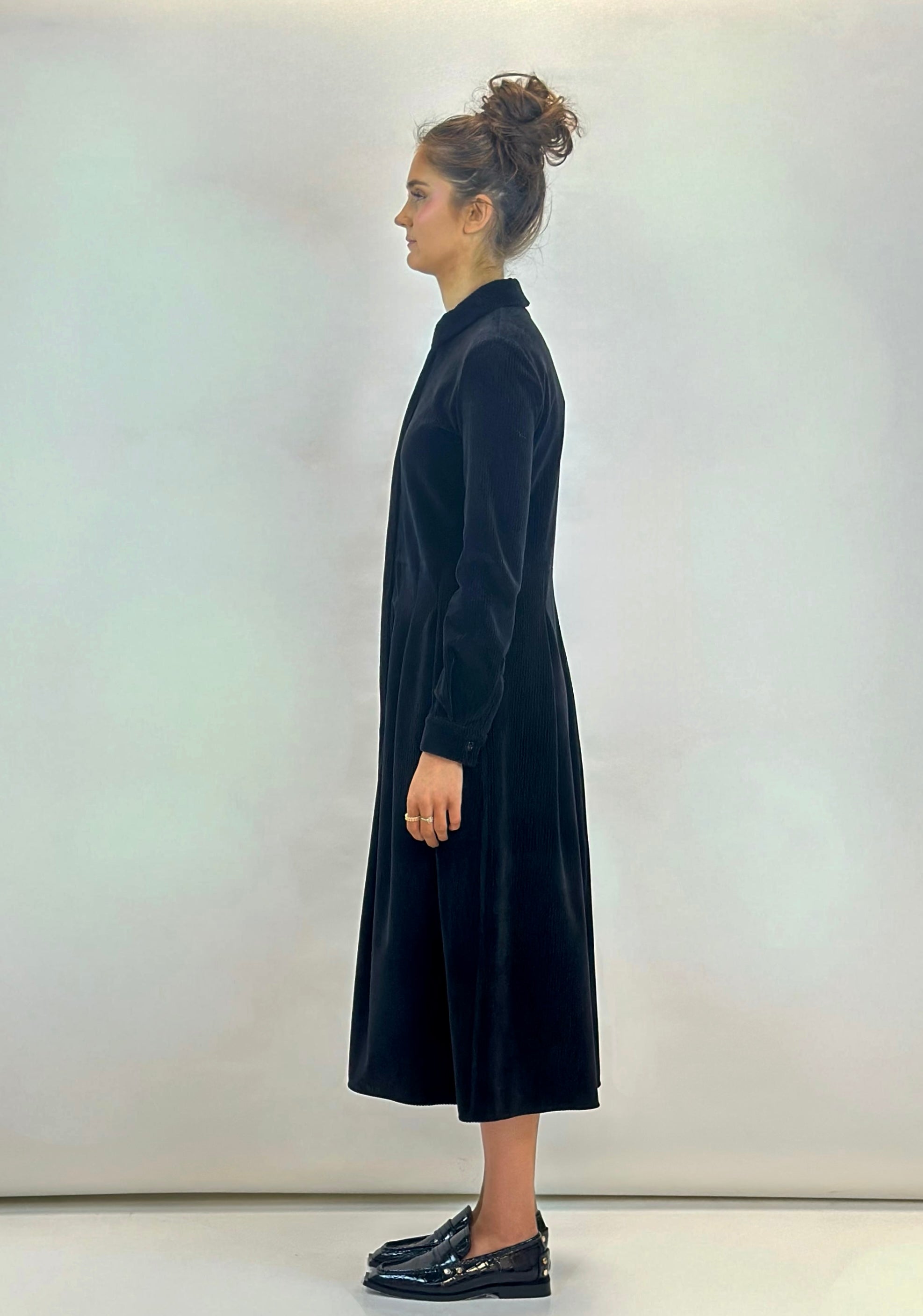 MM by MAX MARA Paese Corded Dress | Black LEO BOUTIQUE