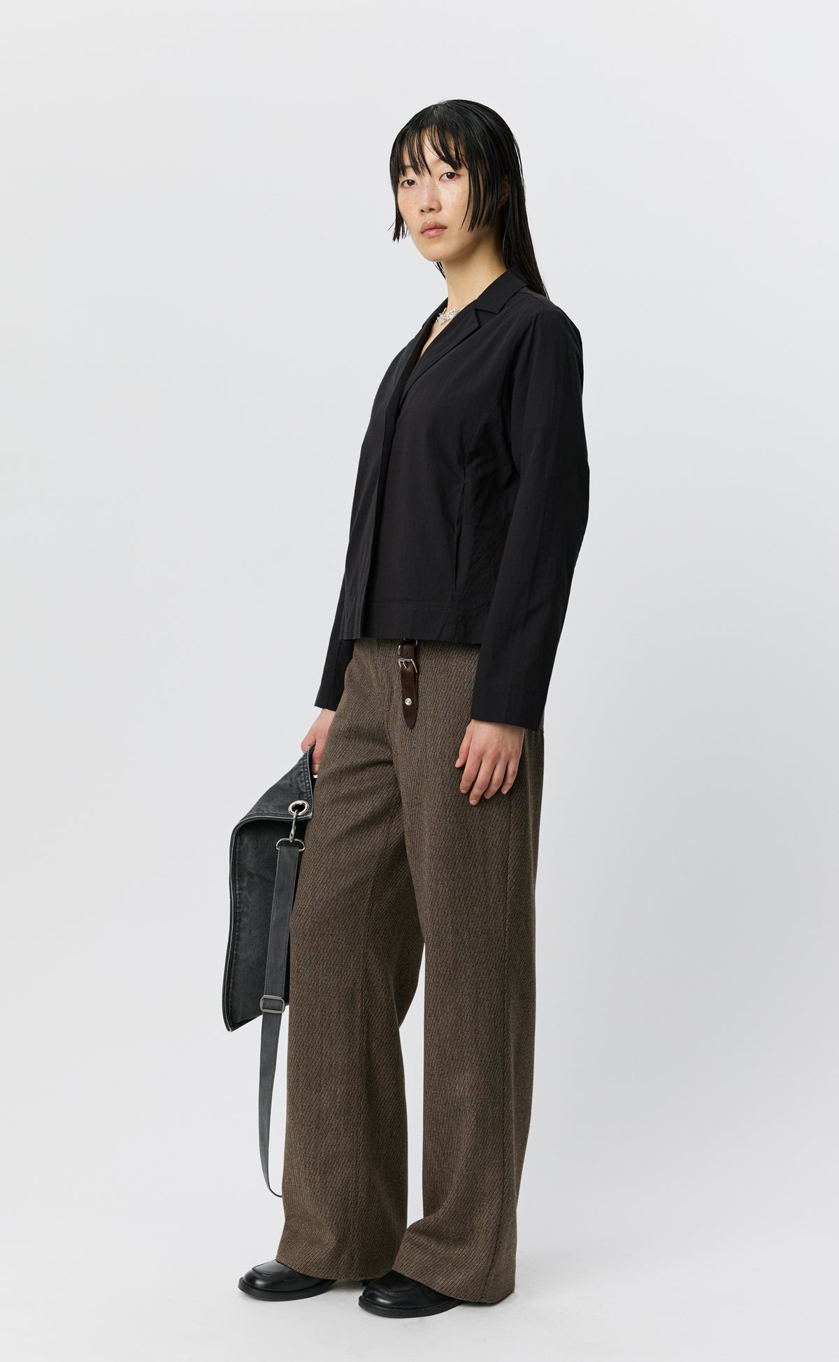 MFPEN Informal Jacket | Dark Brown Stripe LEO BOUTIQUE