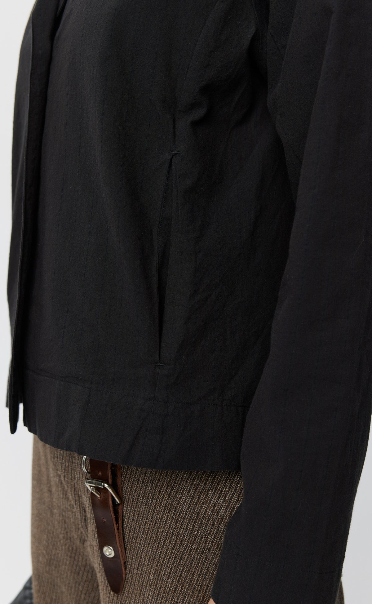 MFPEN Informal Jacket | Dark Brown Stripe LEO BOUTIQUE