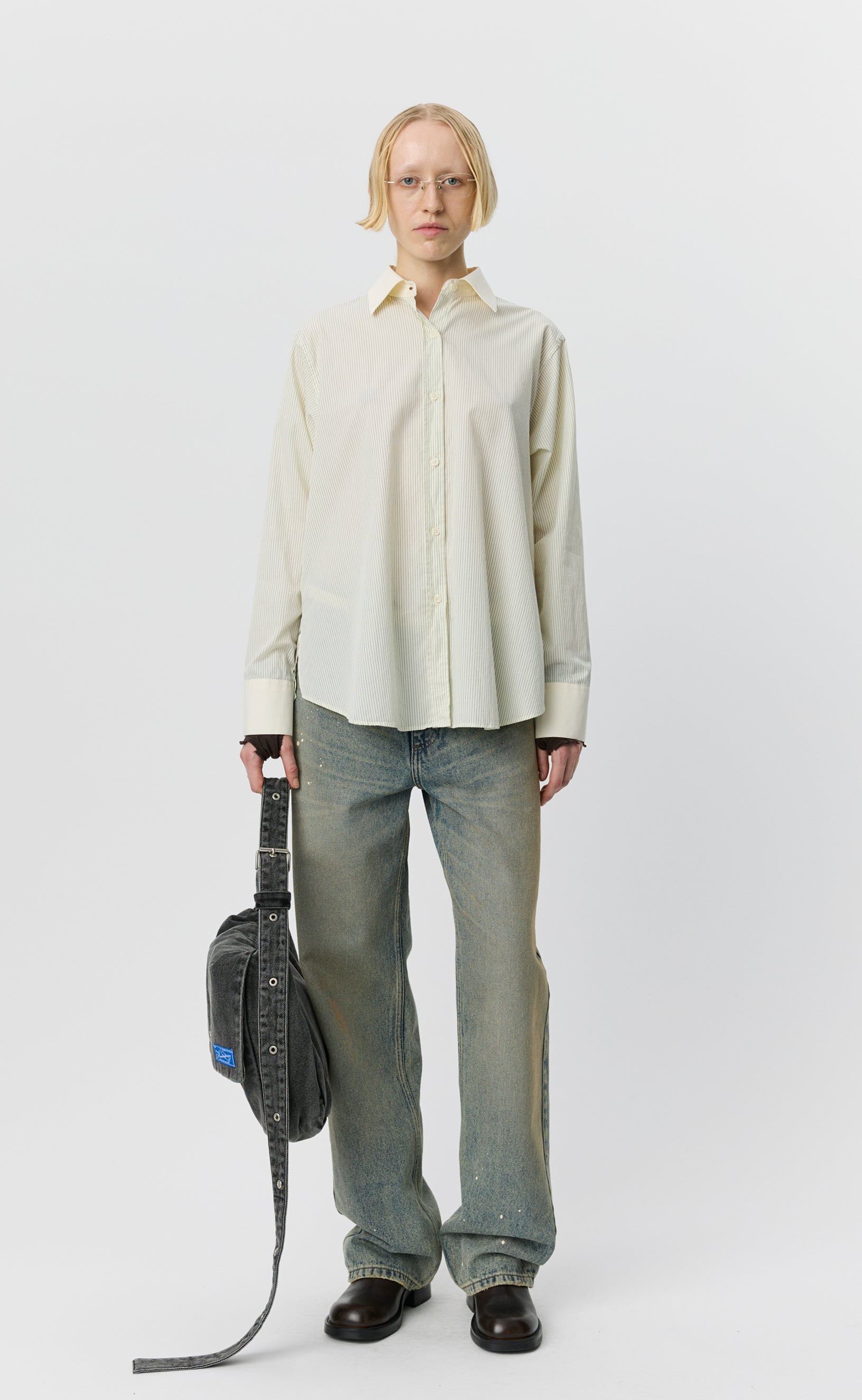 MFPEN Inquiry Shirt | Elegant Stripe LEO BOUTIQUE