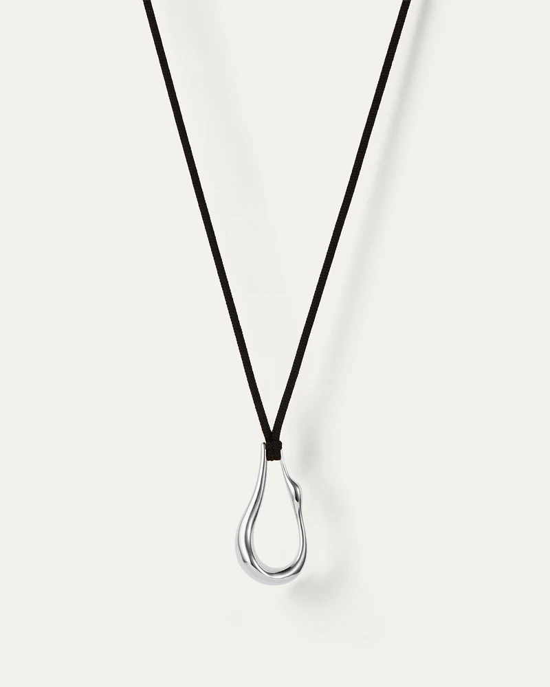 JENNY BIRD Egret Rope Necklace | Silver LEO BOUTIQUE