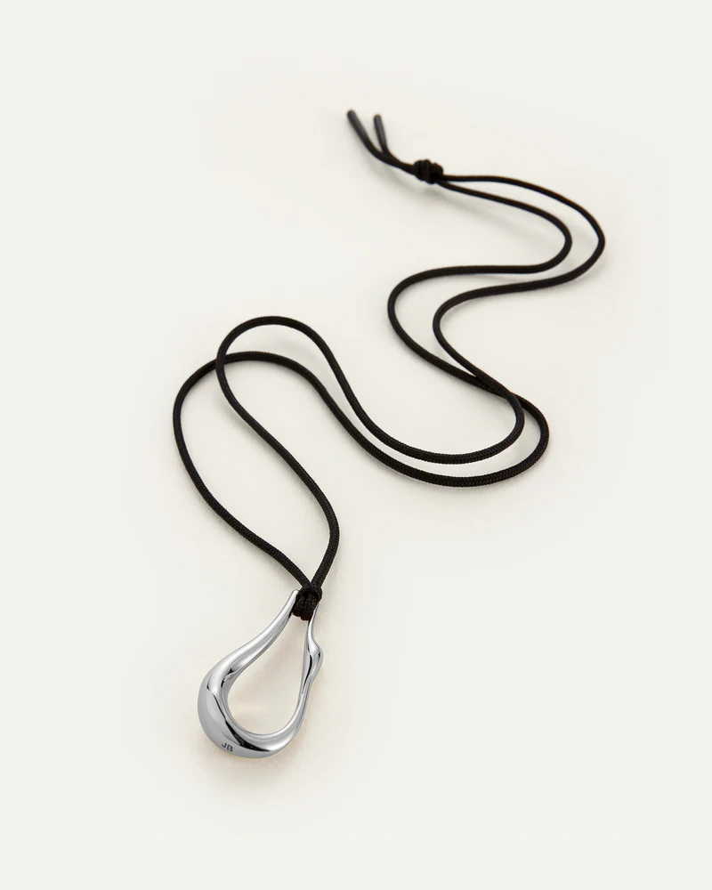 JENNY BIRD Egret Rope Necklace | Silver LEO BOUTIQUE