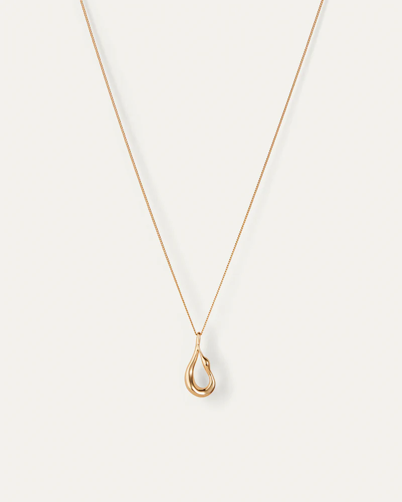 LEO BOUTIQUE Mini Egret Pendant Necklace | Gold JENNYBIRD