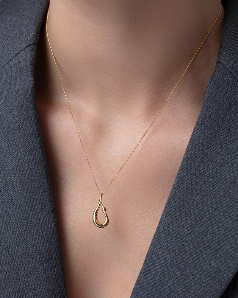 LEO BOUTIQUE Mini Egret Pendant Necklace | Gold JENNYBIRD