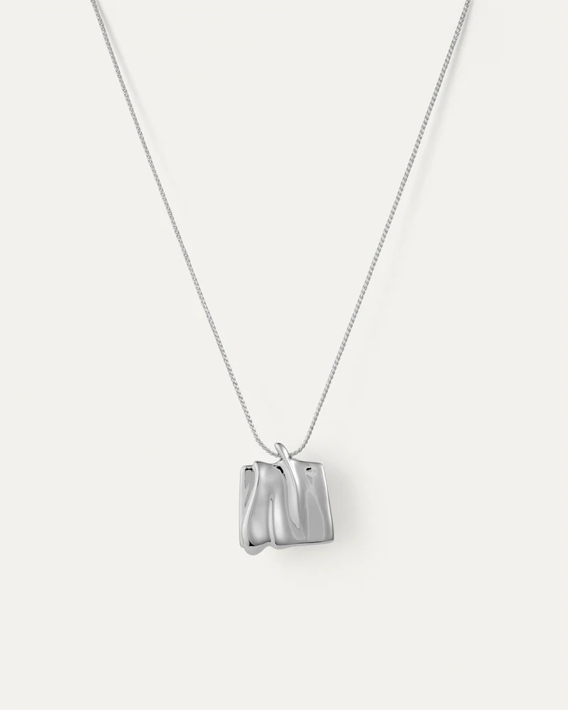 Sundra Pendant Necklace Large | Silver
