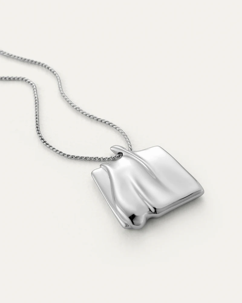 Sundra Pendant Necklace Large | Silver