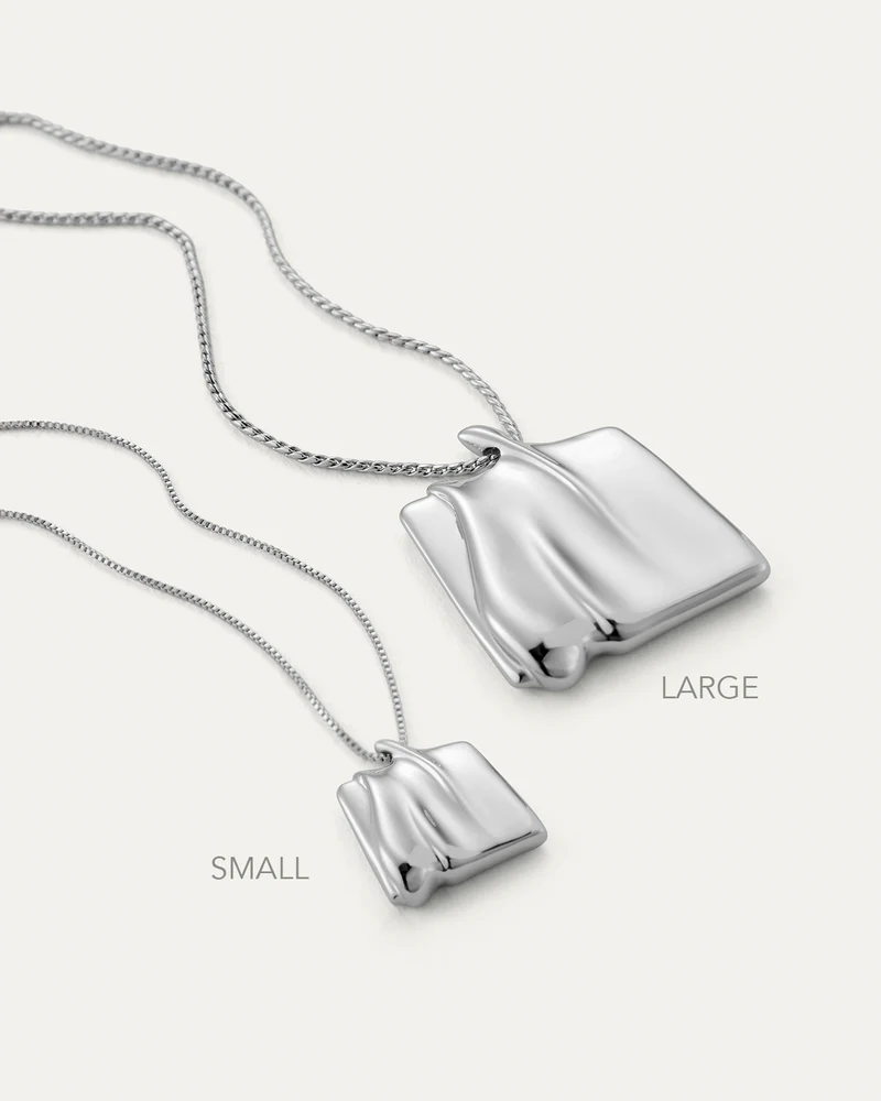 Sundra Pendant Necklace Large | Silver