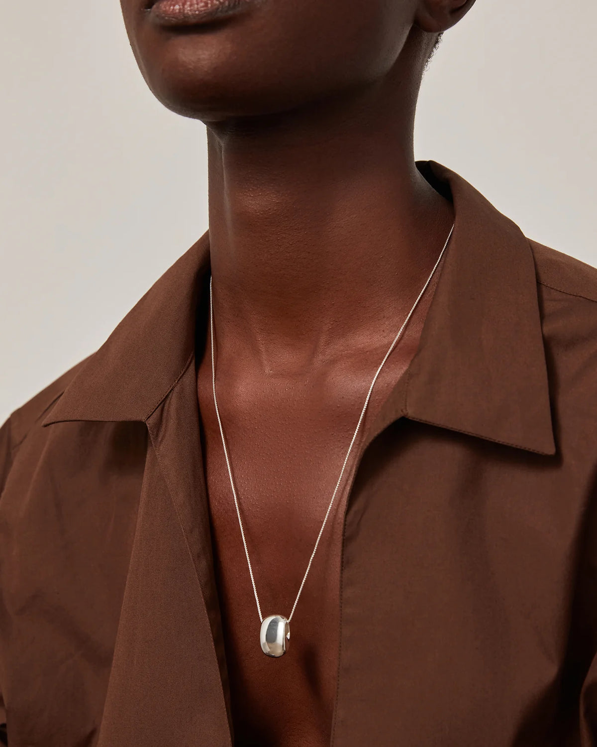 LEO BOUTIQUE Leon Necklace Pendant | Silver JENNYBIRD 