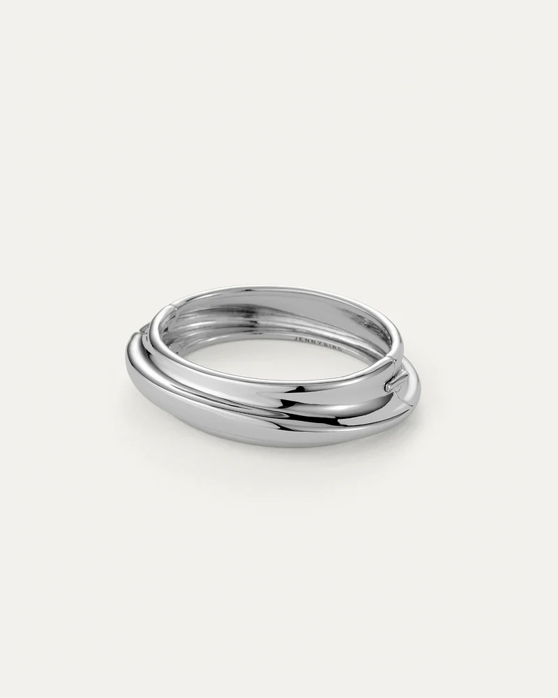 JENNY BIRD Lennon Bangle | Silver LEO BOUTIQUE