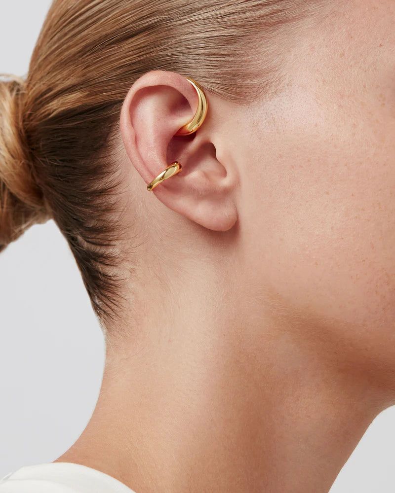 LEO BOUTIQUE Sila Ear Cuffs | Gold Jenny Bird