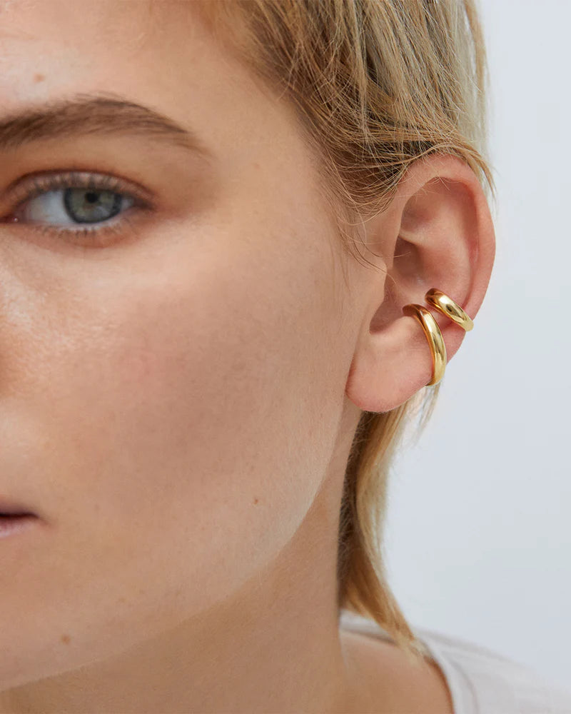 LEO BOUTIQUE Sila Ear Cuffs | Gold Jenny Bird