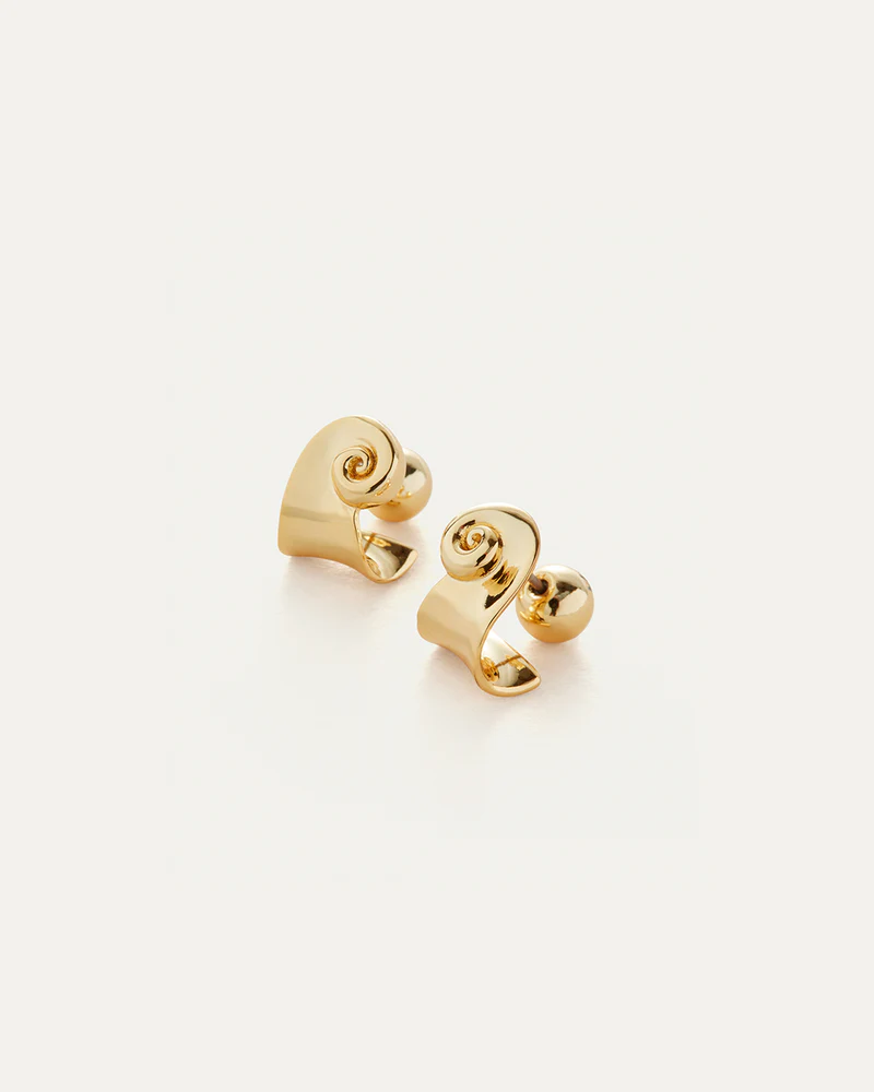 JENNY BIRD Dylan Huggie Earrings Gold LEO BOUTIQUE 